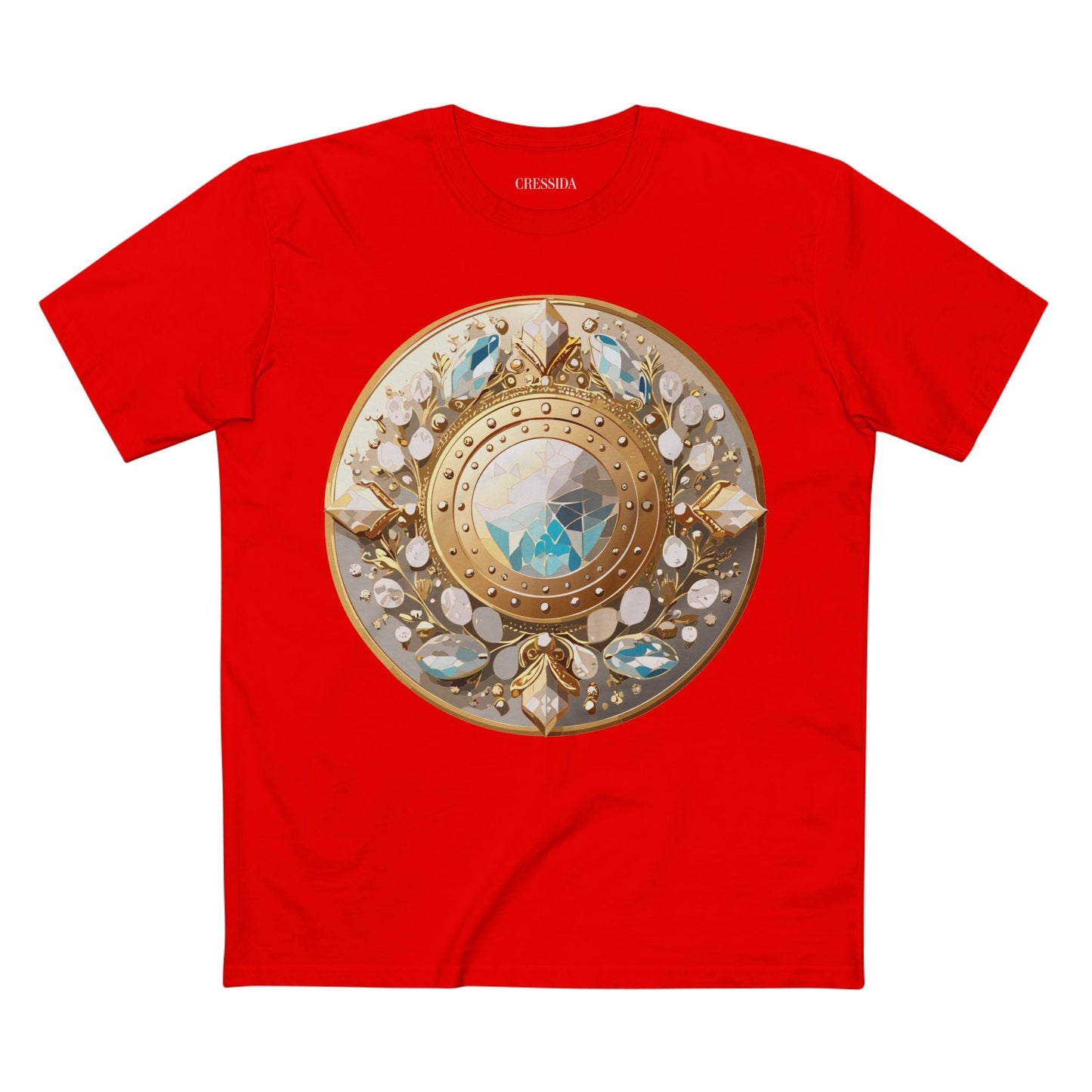 Medallion Graphic T-Shirt Unisex 100 Cotton With Gold Art Design Medal Tee 19