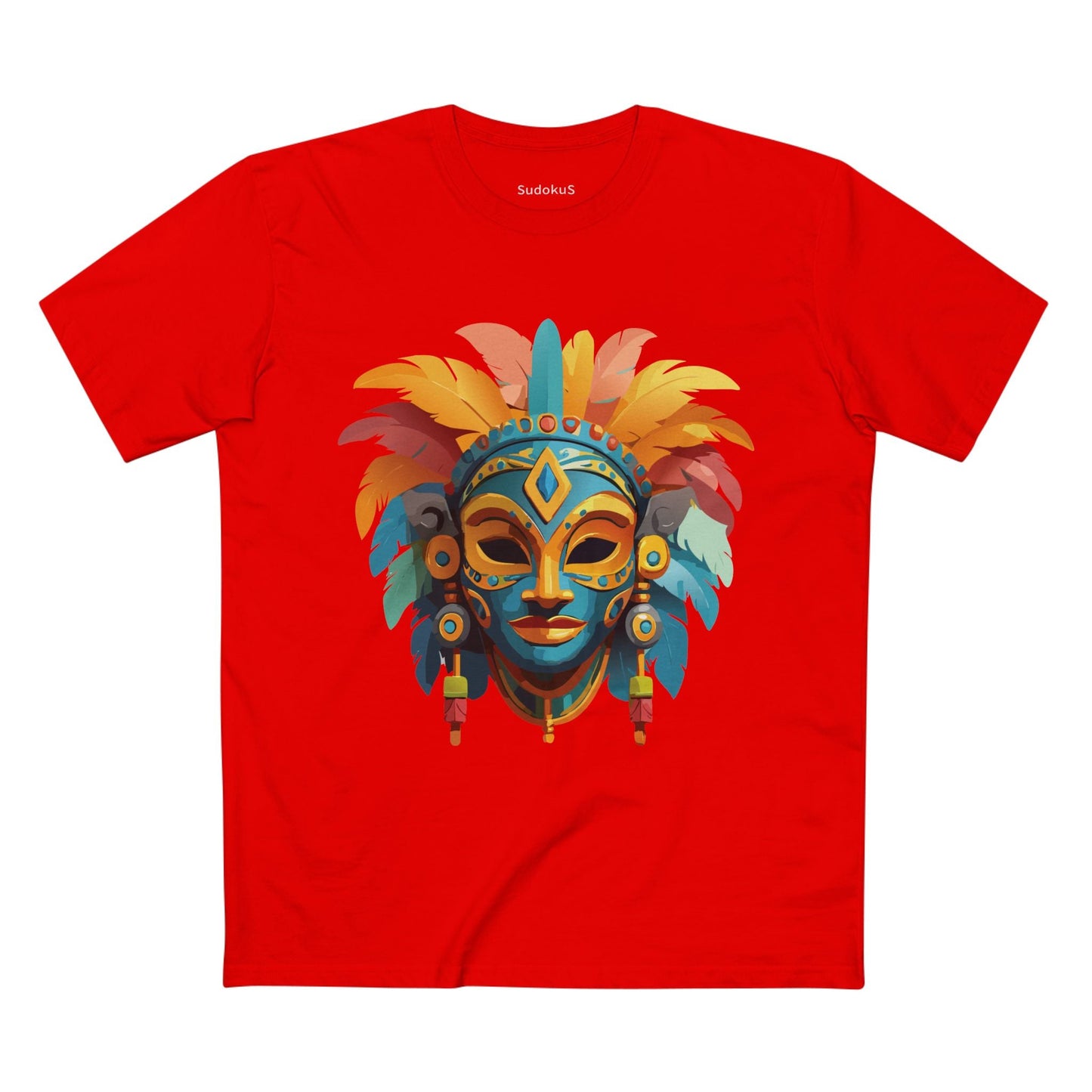 Mask Graphic Unisex 100 Cotton Staple Tee 2