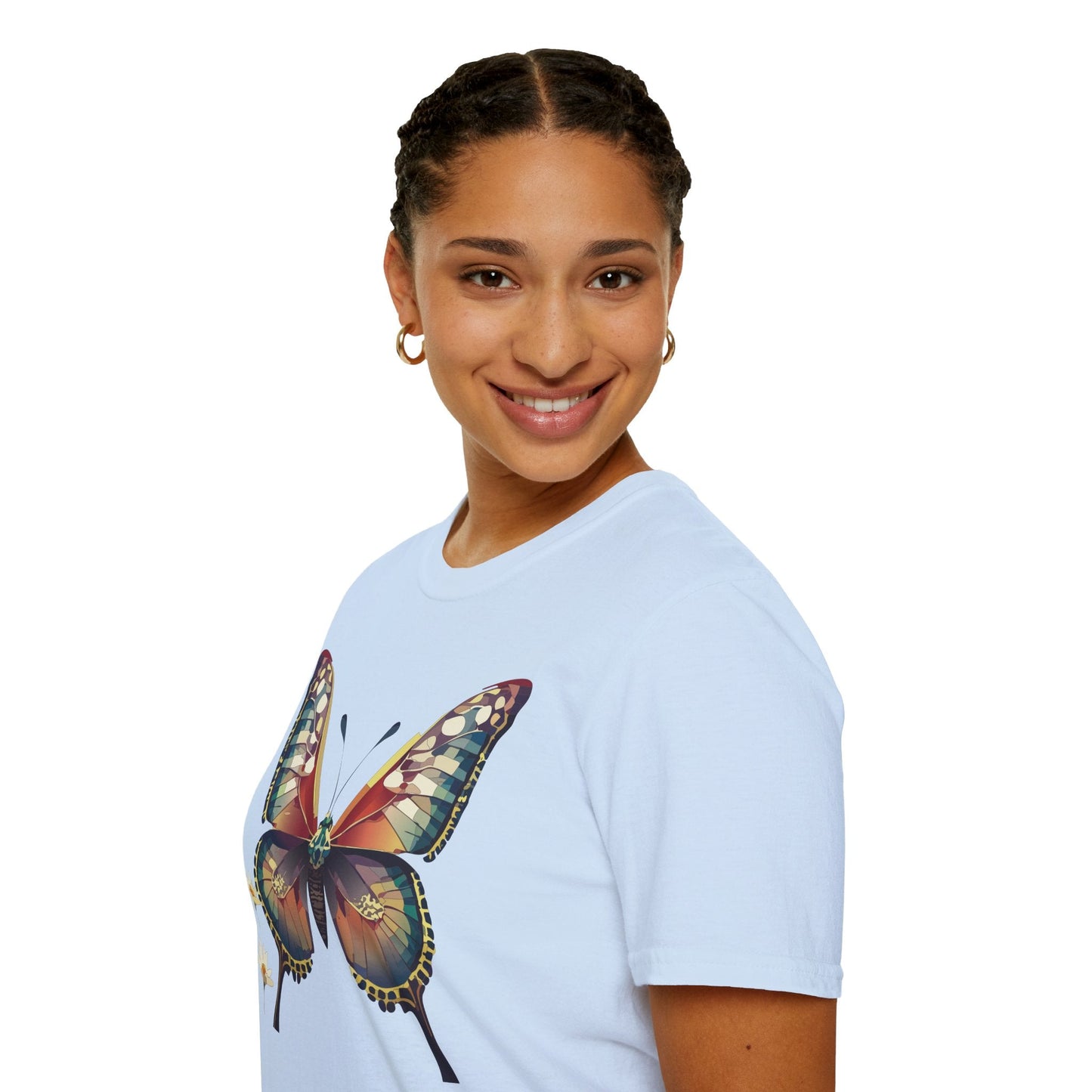 Unisex Butterfly Monarch Shirt Softstyle Tee Gildan 64000 Short Sleeve For Everyday Comfort