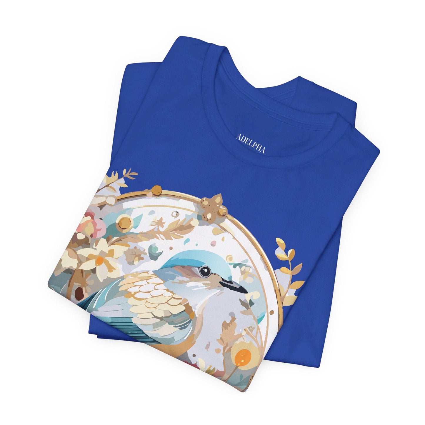 Adelpha Medallion Graphic Tee Unisex Jersey Short Sleeve Vintage Art Design Shirt