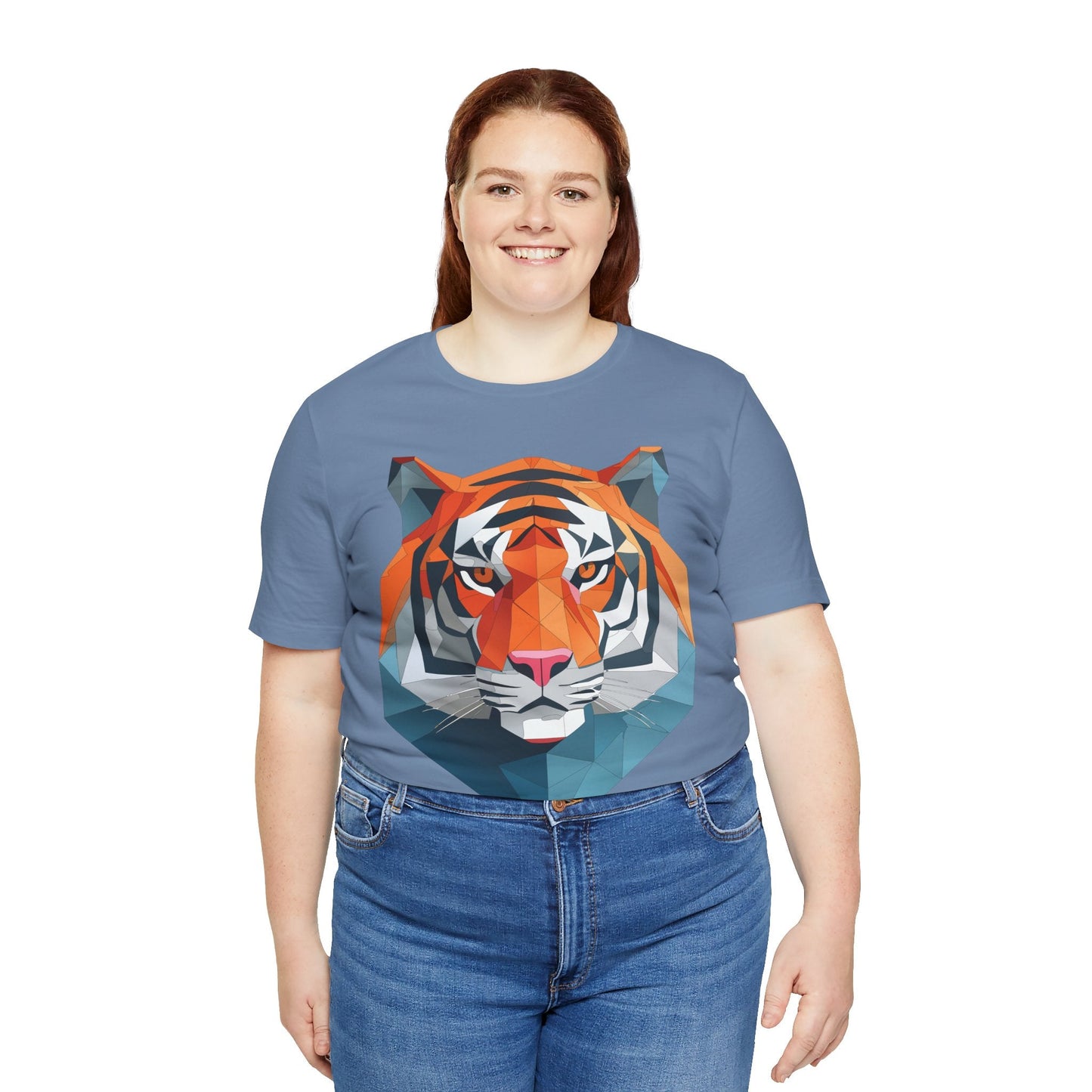 Unisex Animal Artwork Tee Shirt With Wild Animals Design For Everyday Wear And Comfort