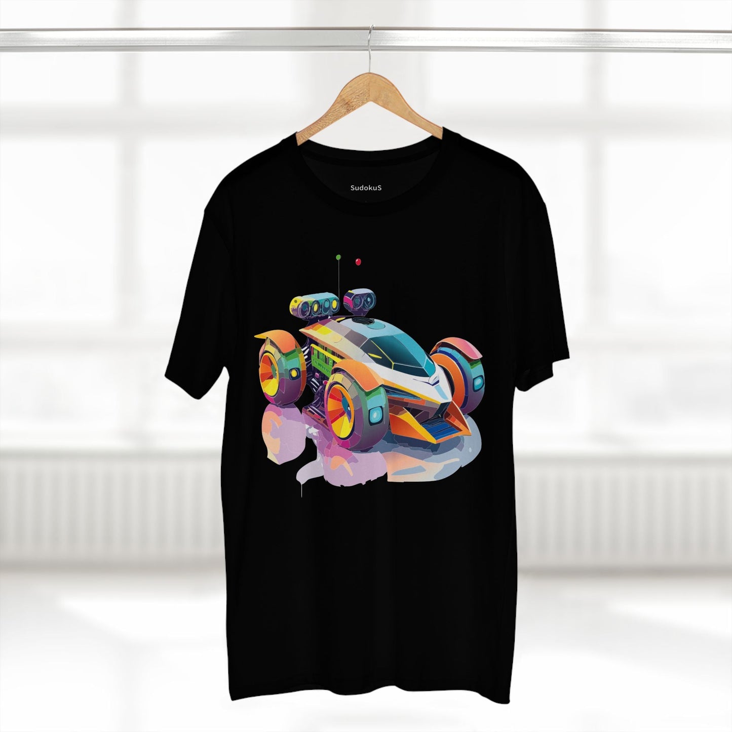 Car Graphic Unisex 100 Cotton Staple Tee 26