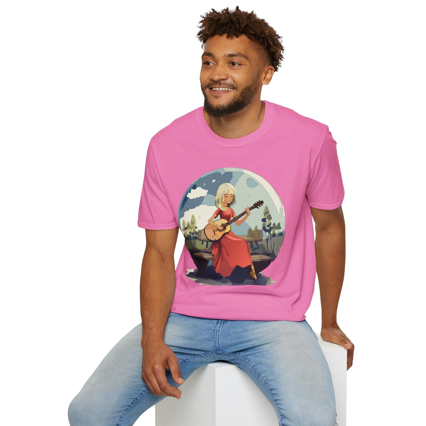 Womens Graphic T Shirts Art Design Shirt Unisex Softstyle Cotton Tee Quality Comfort Everyday Style