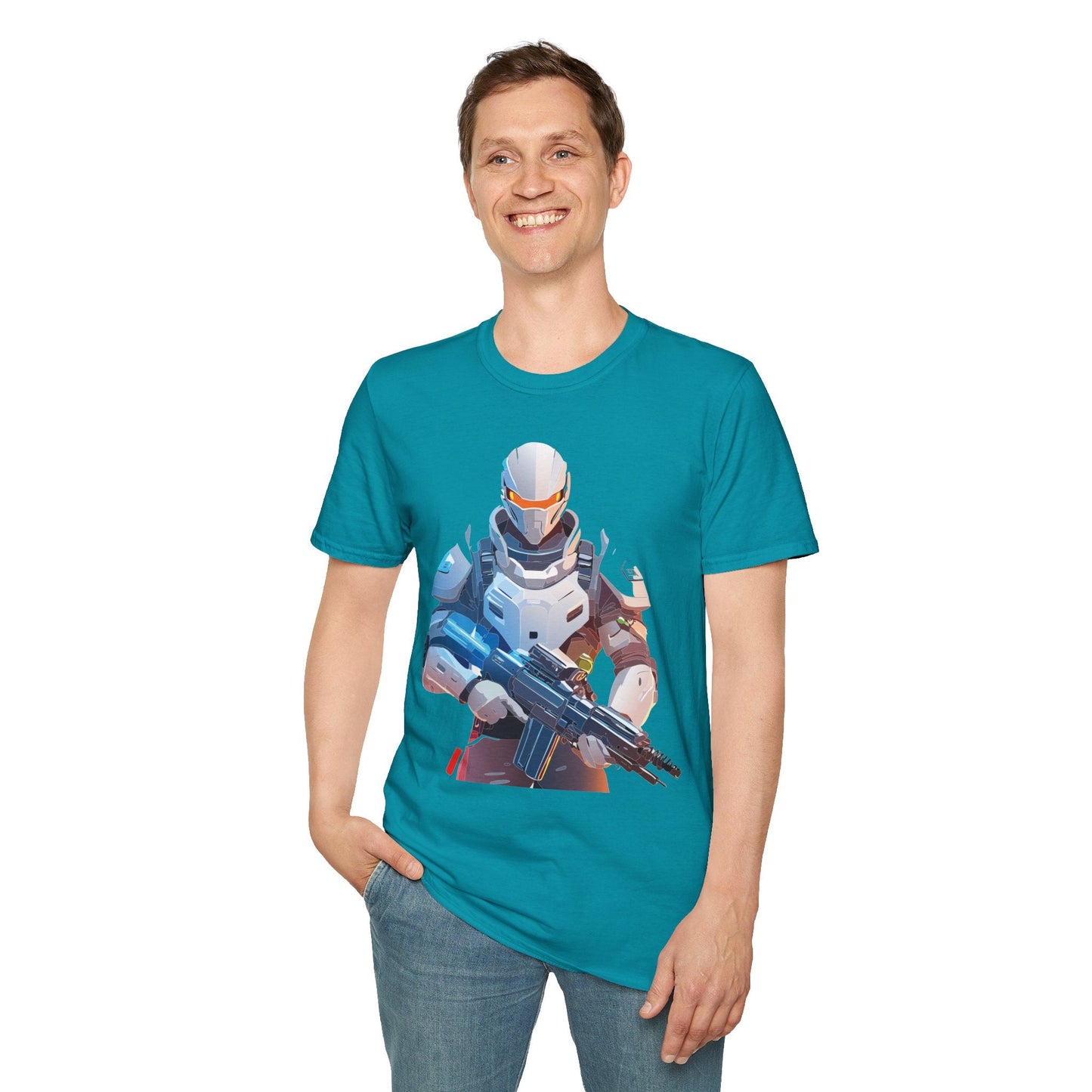 Robocop T Shirt Unisex Softstyle Ring Spun Cotton Tee With Robocop Art Design Premium Comfort