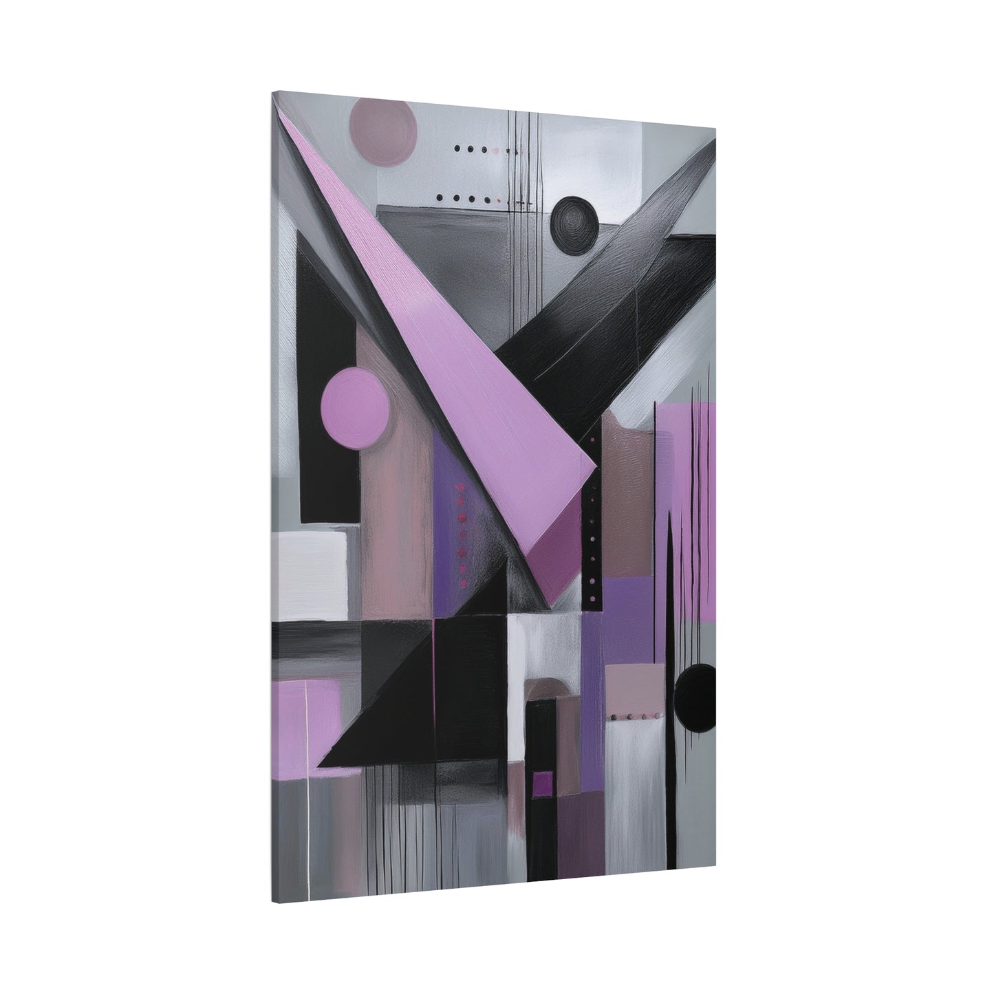 Abstract Geometric Painting Print Canvas 20x24,20x30,24x30 24x32,24x36,30x40 32x48,36x48,40x60 Pine-Wood Inner Frame ABS-43