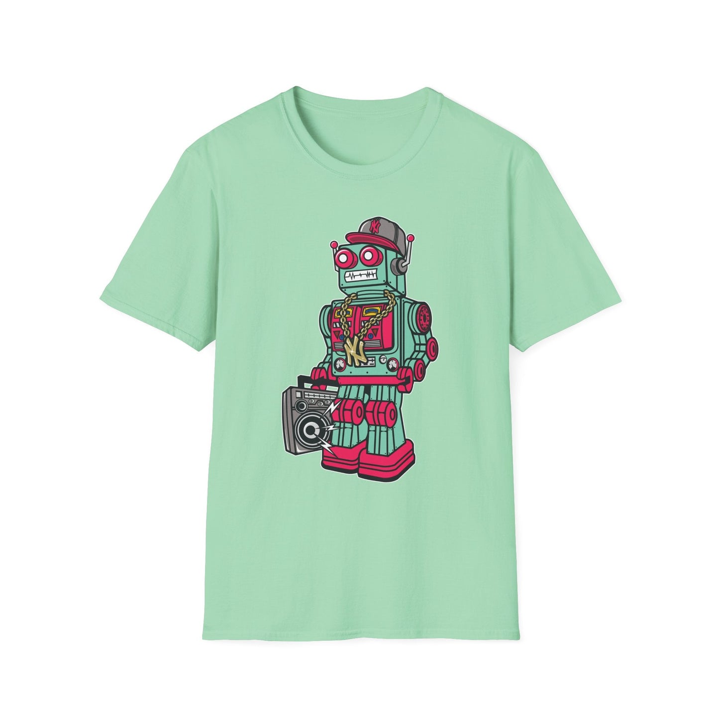 Cartoon T Shirt Animation Tee Funny Unisex Gildan Softstyle 64000 Ring Spun Cotton