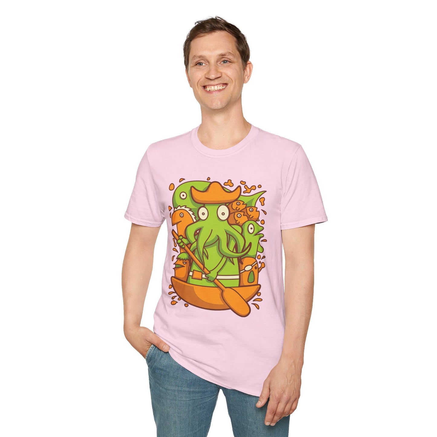 Cartoon T Shirt Animation T Shirt Funny Tee Shirt Unisex Gildan Softstyle Cotton 64000