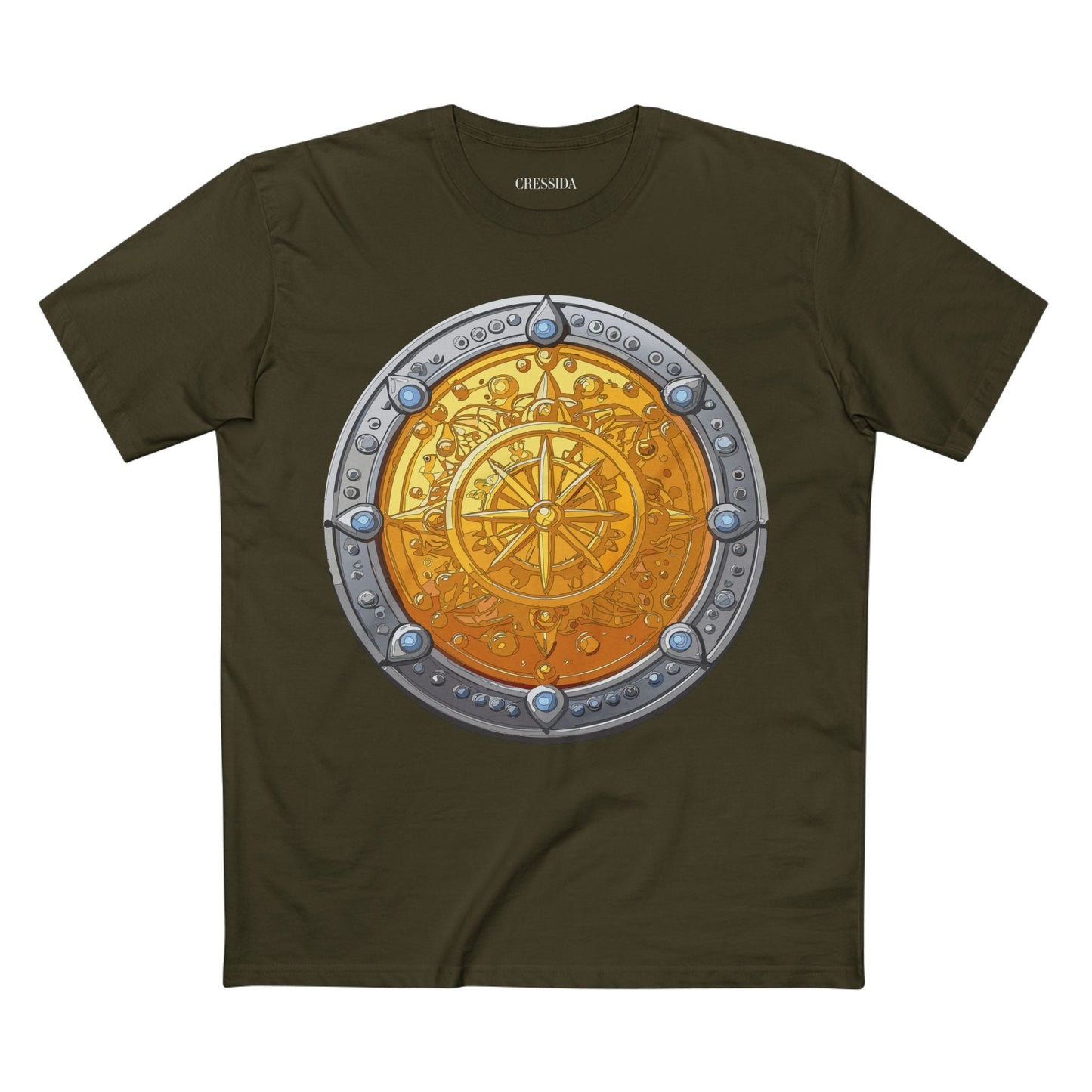 Antique Gold Coin Graphic Design T-Shirt Unisex 100 Cotton With Golden Print Artwork Tee 9