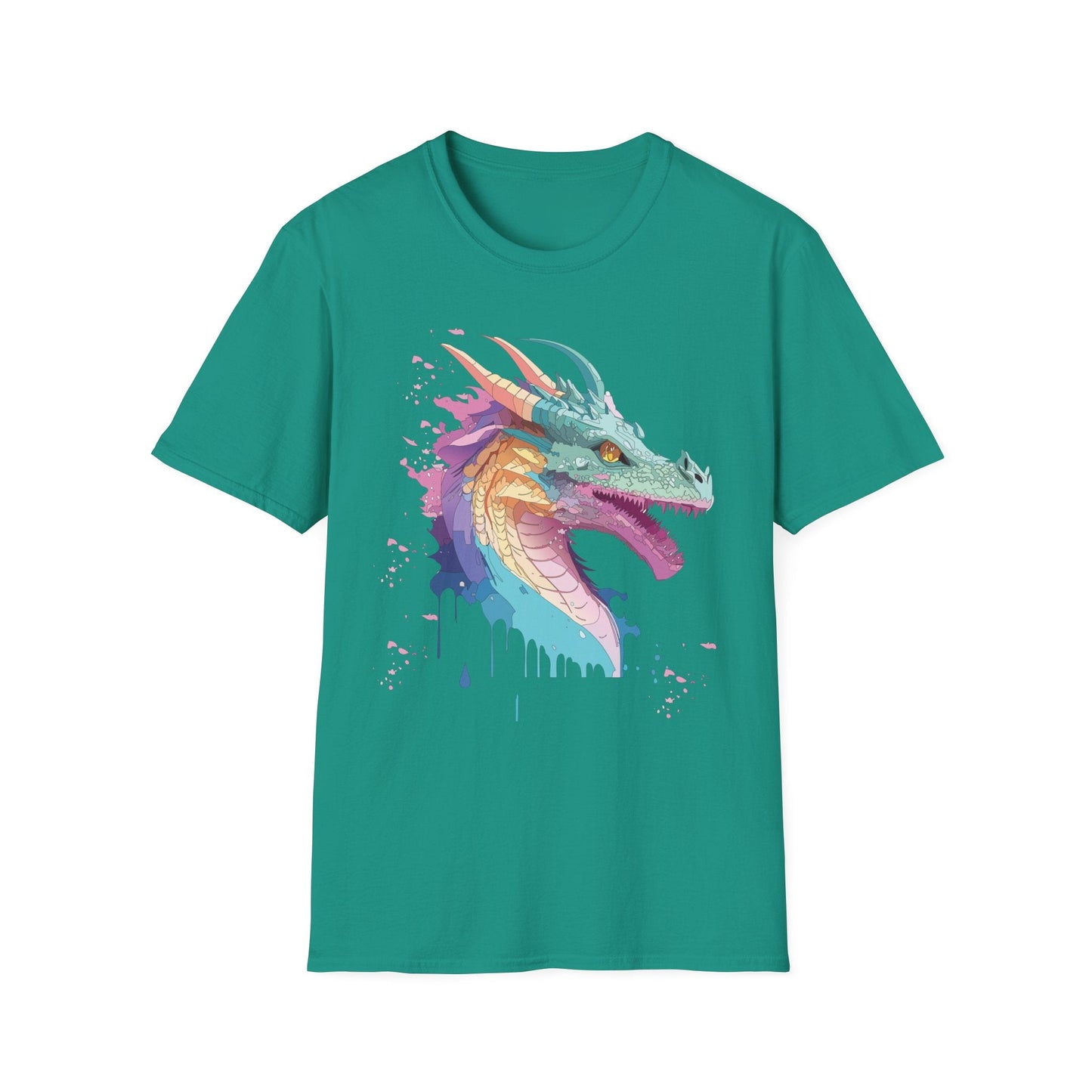 Dragon Graphic T Shirt Unisex Animal Shirt Cotton Softstyle Tee For Everyday Comfort