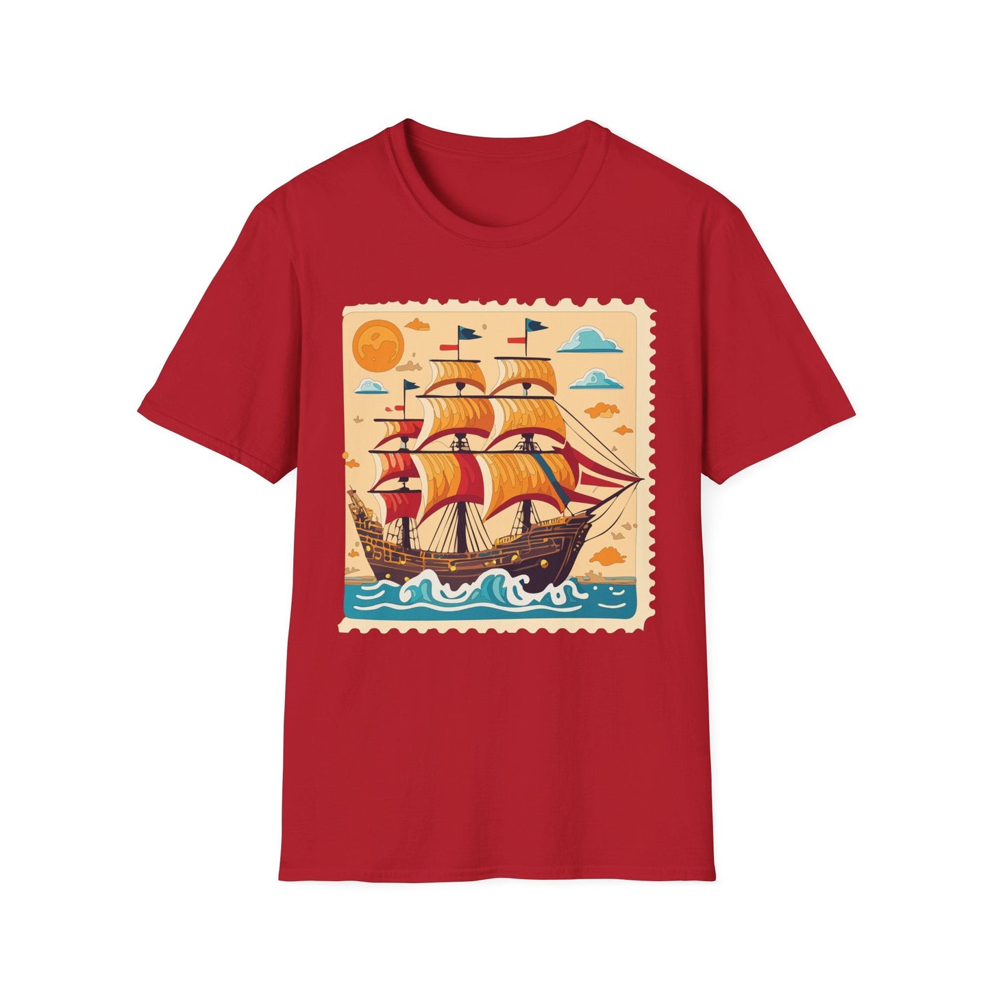 Ship T Shirts Frigate T Shirts Vessel Tee Shirt Unisex Gildan Softstyle 64000 Comfort Fit