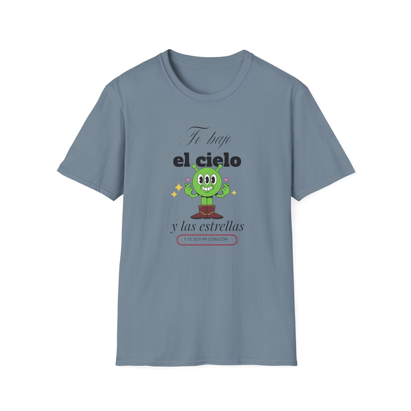 TShirt  Spanish Te llevo el cielo y las estrellas Cute Cactus Graphic