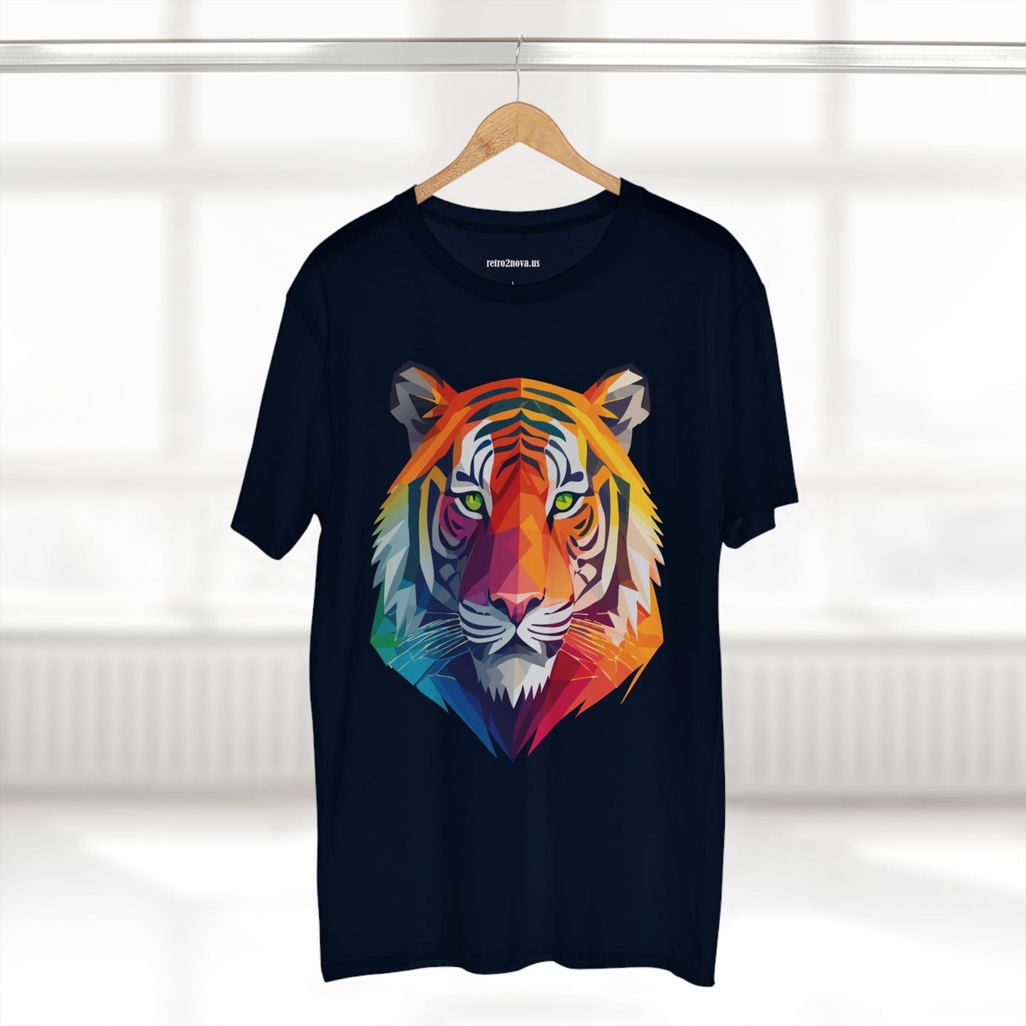 Tiger Shirt Unisex Premium Cotton Staple Tee With Original Art Design From Retro2Nova Collection For Everyday Wear