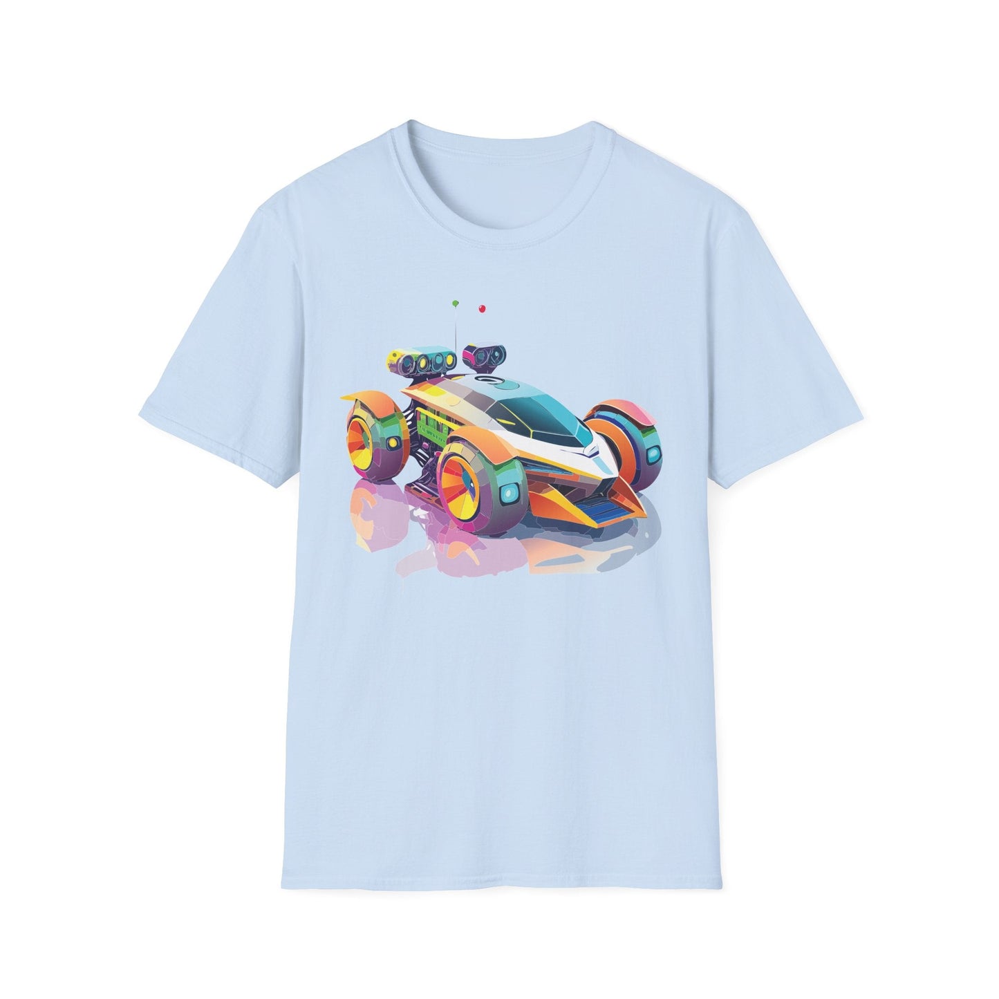 Car T Shirt Unisex Softstyle Tee With Cars Art Design Hot Wheels Edition Premium Cotton