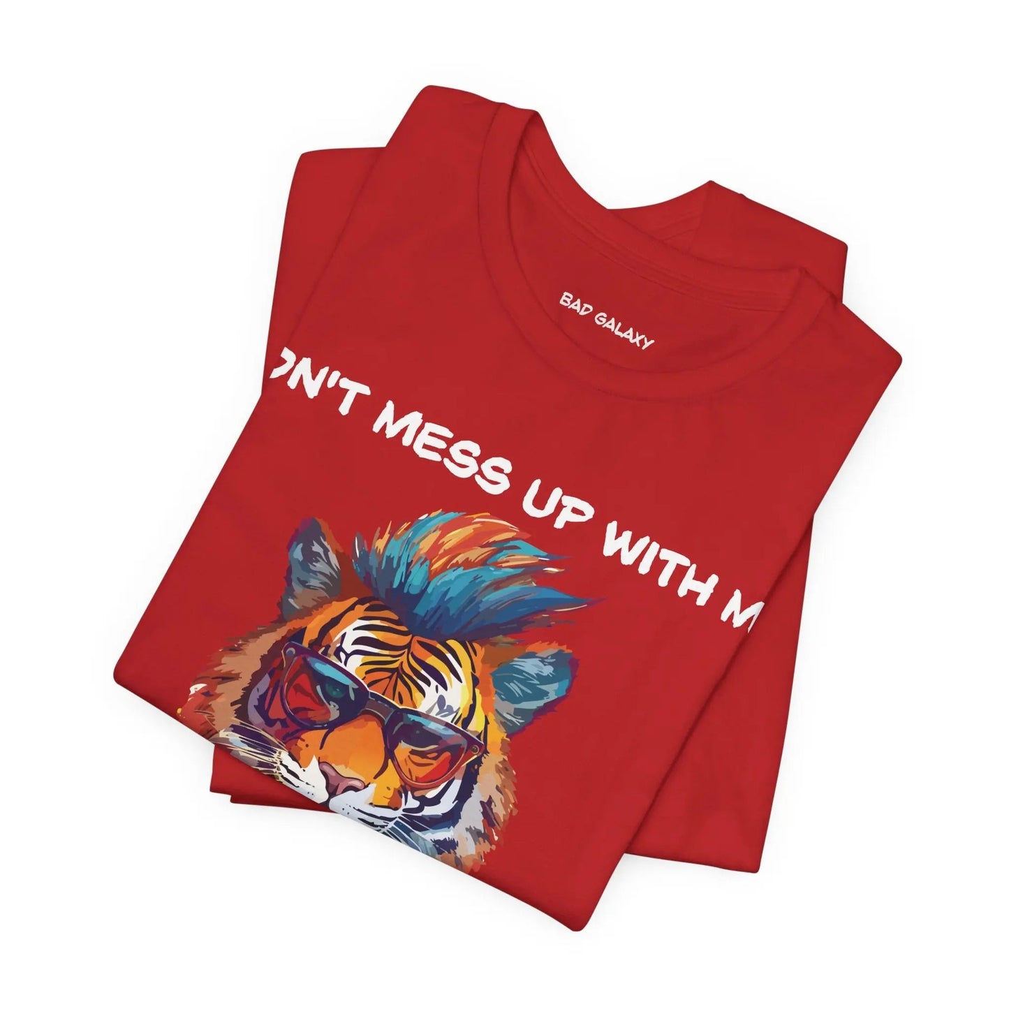 Animal T Shirt Bad Galaxy Made To Order Cotton Tee With Eco Friendly Inks Free Shipping USA