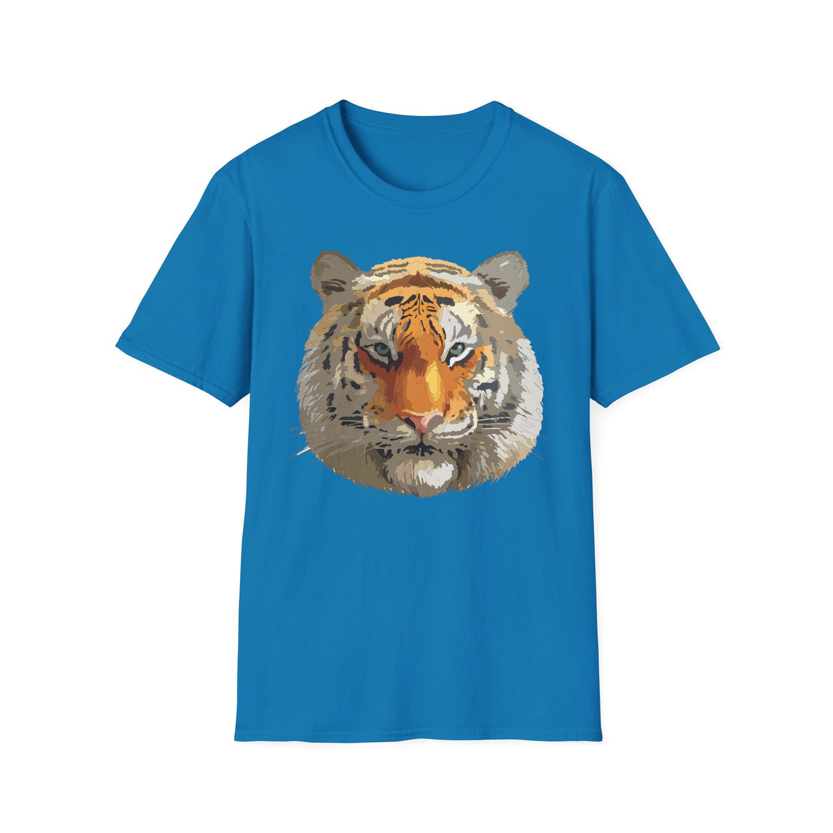 Tiger Face T-Shirt | Realistic Orange Bengal Illustration