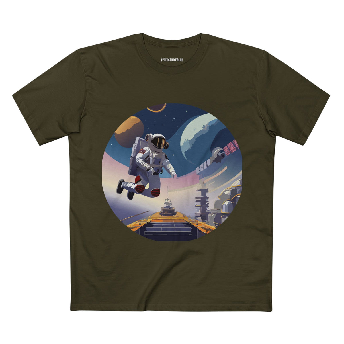 Cosmos Astronaut Graphic Tee Staple Unisex 100 Cotton Tee Shirt - CS-31