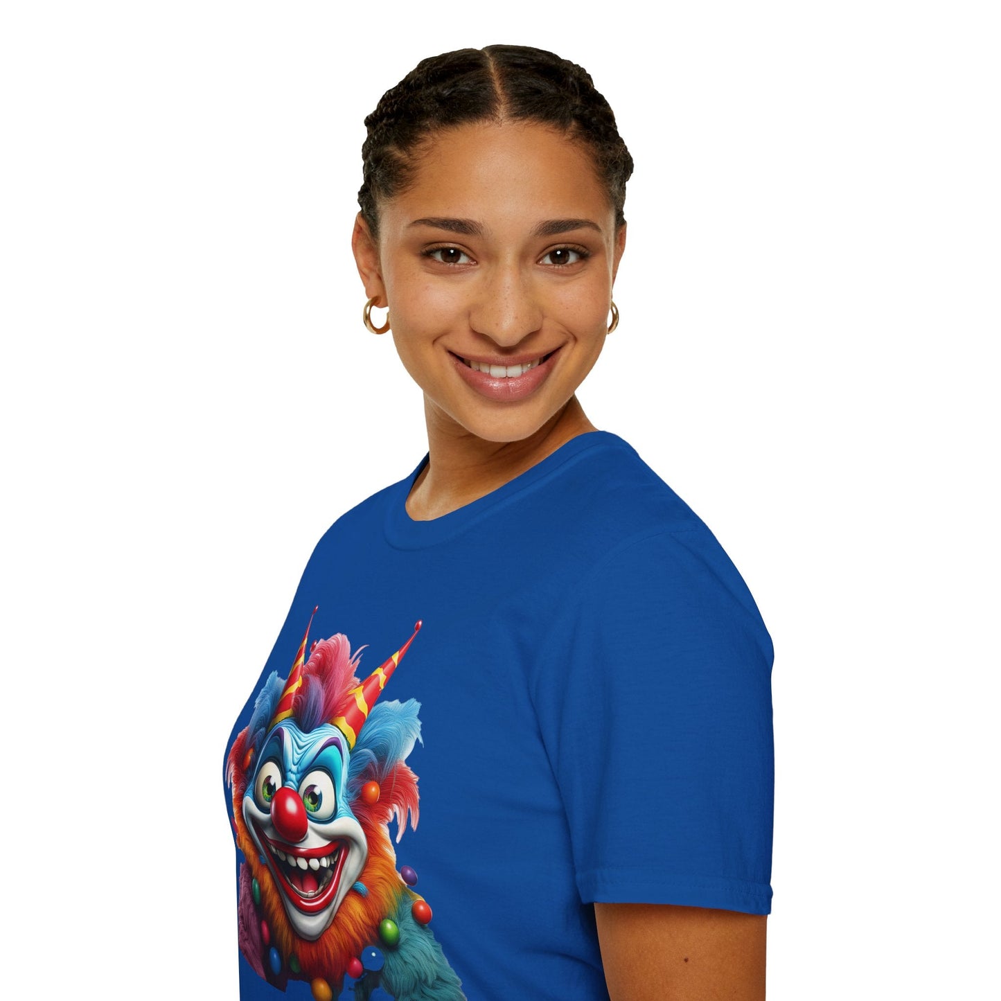 Clown Shirt For Men And Women Funny Circus Tee Scary Man Shirt Unisex Softstyle Tee