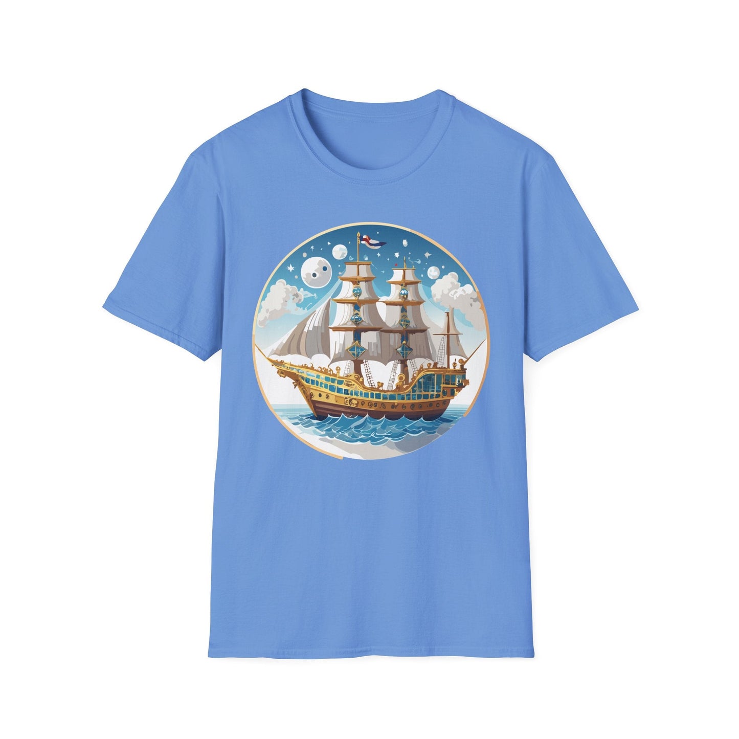 Ship T Shirts Frigate T Shirts Vessel Tee Shirt Unisex Softstyle 100 Percent Ring Spun Cotton Tee