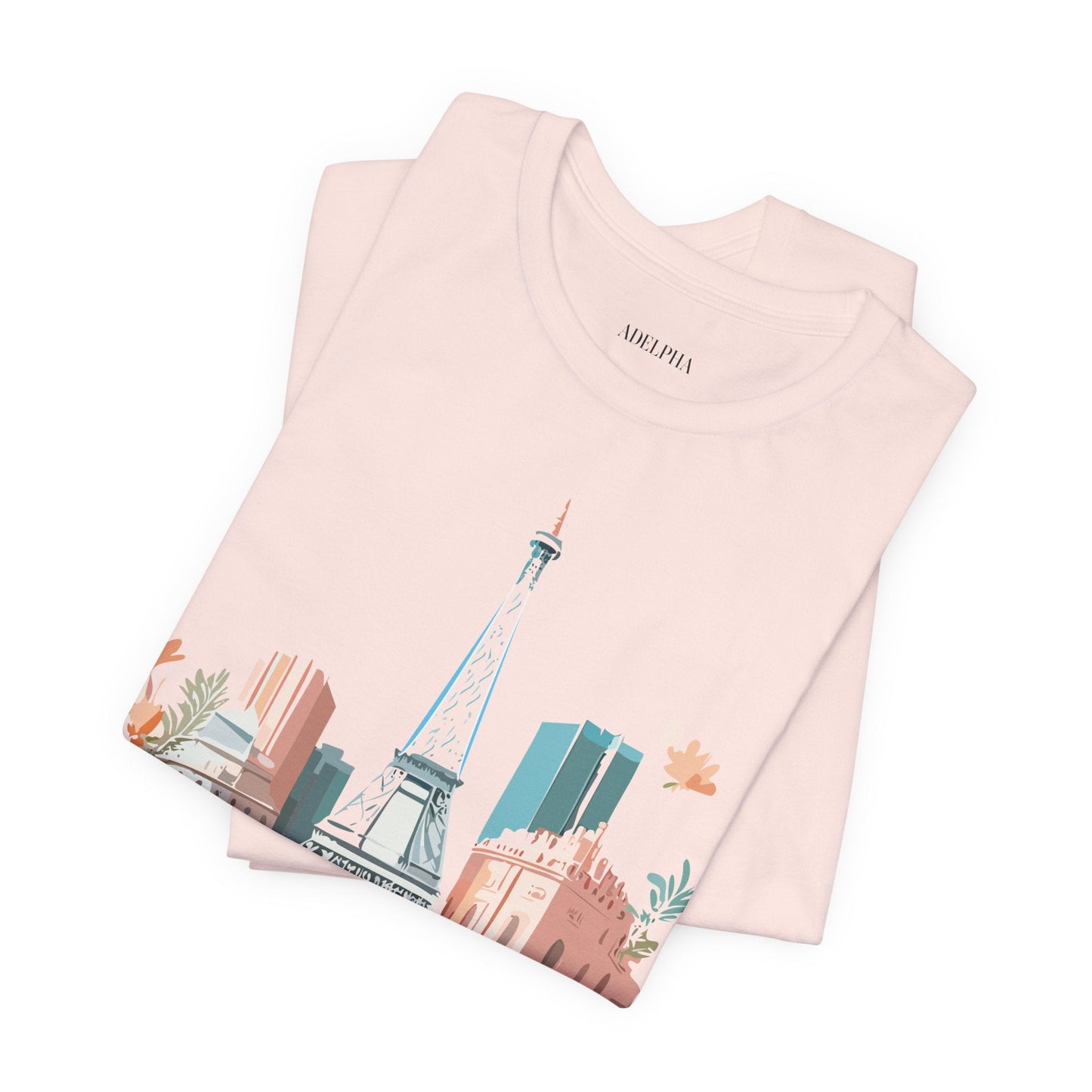 Paris Vintage Inspired Graphic Tee Unisex Short Sleeve Shirt Adelpha Artwork Studio