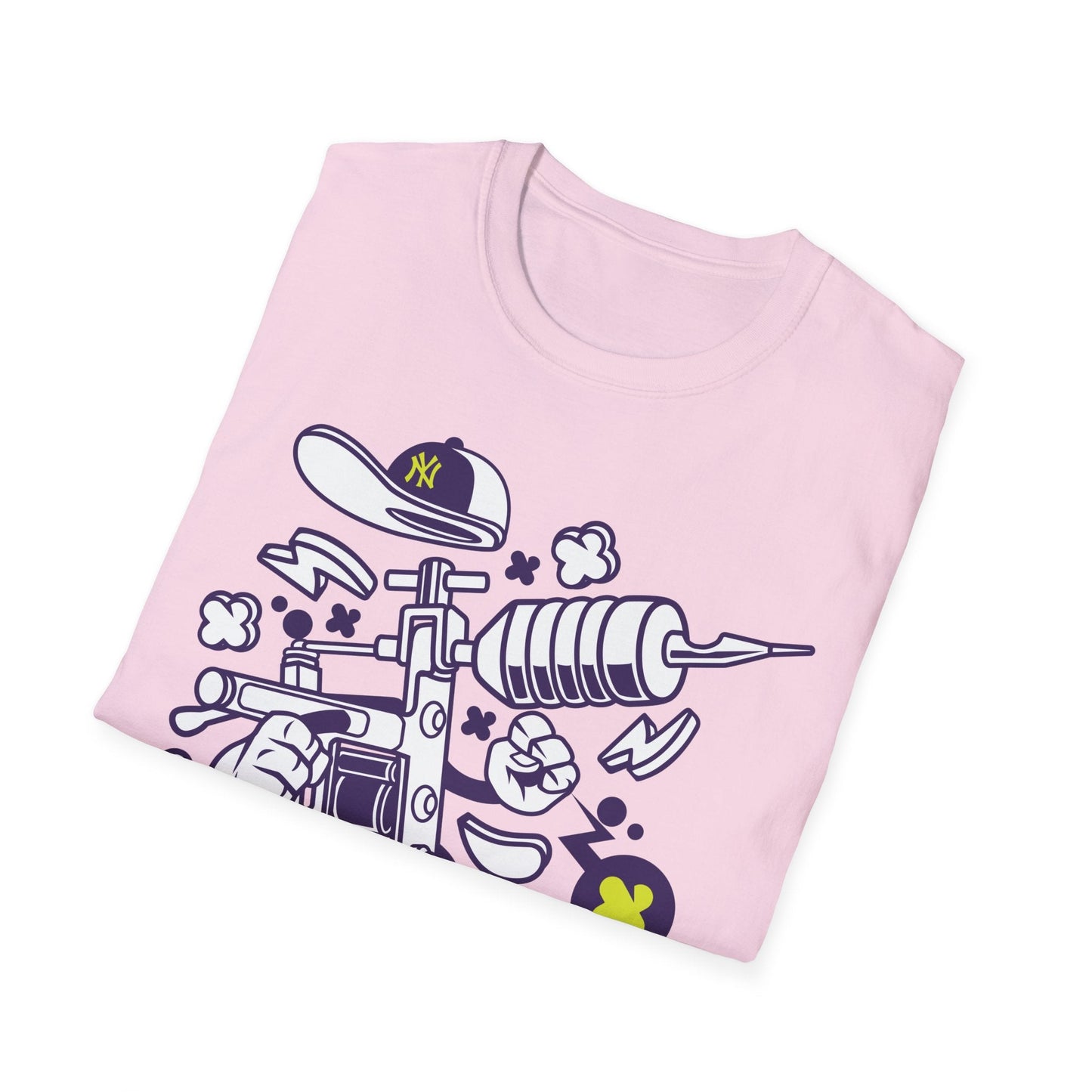 Cartoon Animation T Shirt Funny Tee Shirt Unisex Gildan Softstyle 64000 100 Percent Ring Spun Cotton