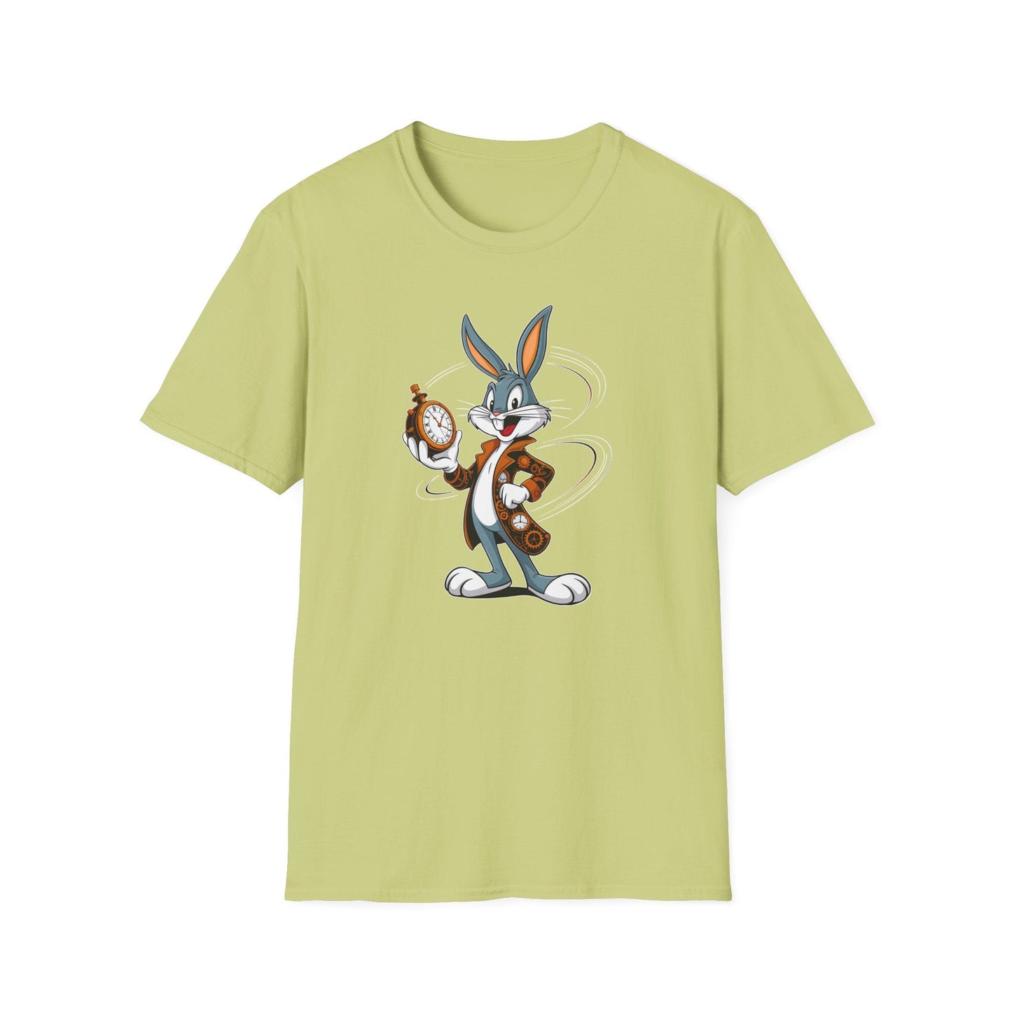Cartoon Bunny Graphic Unisex Cotton Animal Animation Artwork Design Tee 19