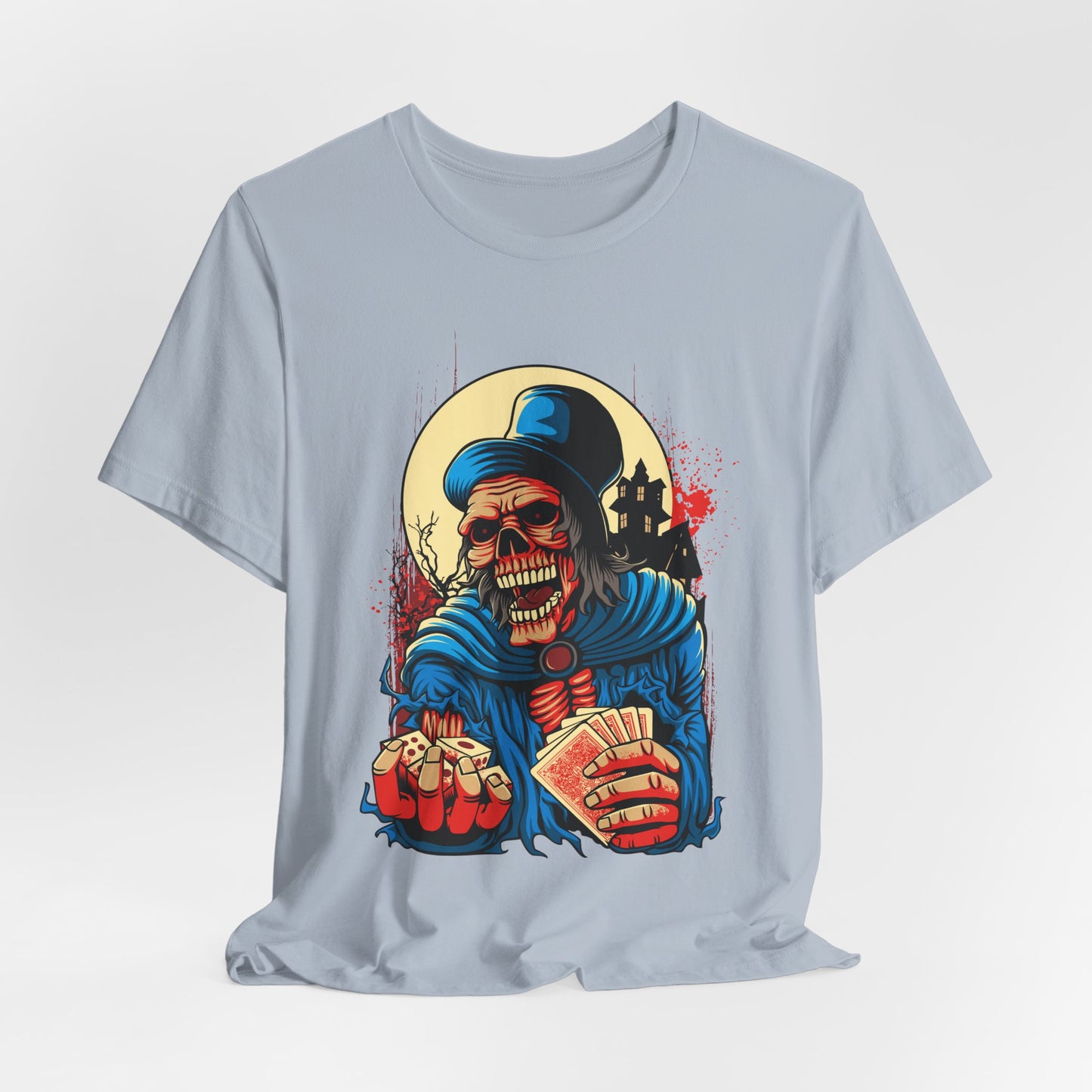 Skull Graphic Design Tee, Skull Shirt, Vintage Tees, Art Design T-Shirt, Graphic Tee, Art Shirts - 1