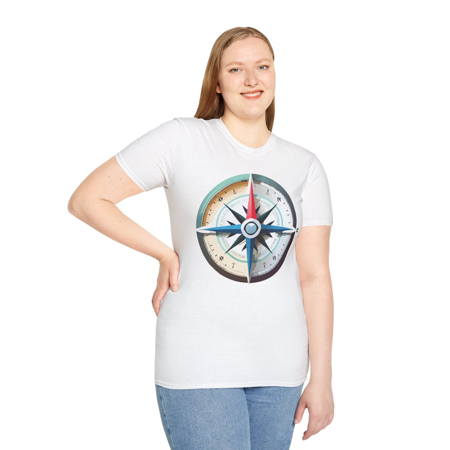 Compass Navigator Graphic Tee Unisex 100 Cotton 17