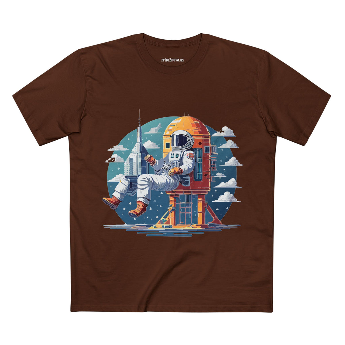 Cosmos Astronaut Graphic Tee Staple Unisex 100 Cotton Tee Shirt - CS-43