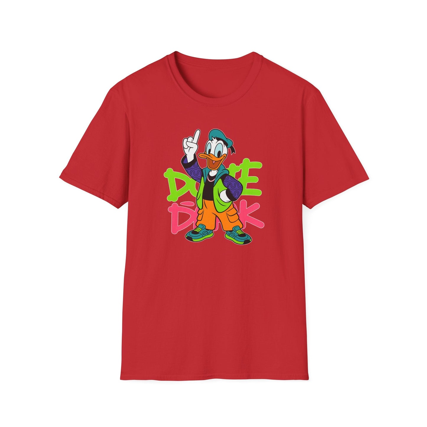 Unisex Cartoon T Shirt Animation Graphic Tee Funny Animals Softstyle 100 Percent Ring Spun Cotton