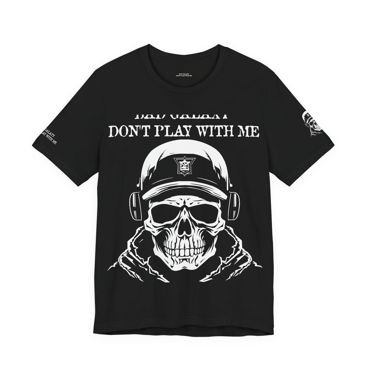 Skull Rock Graphic Unisex Cotton Bella+Canvas Tee with Art Design b44