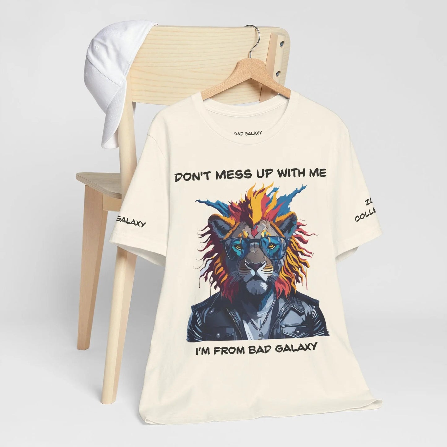 Animal T Shirt From Bad Galaxy Made To Order 100 Percent Cotton Eco Friendly Ink Free Shipping