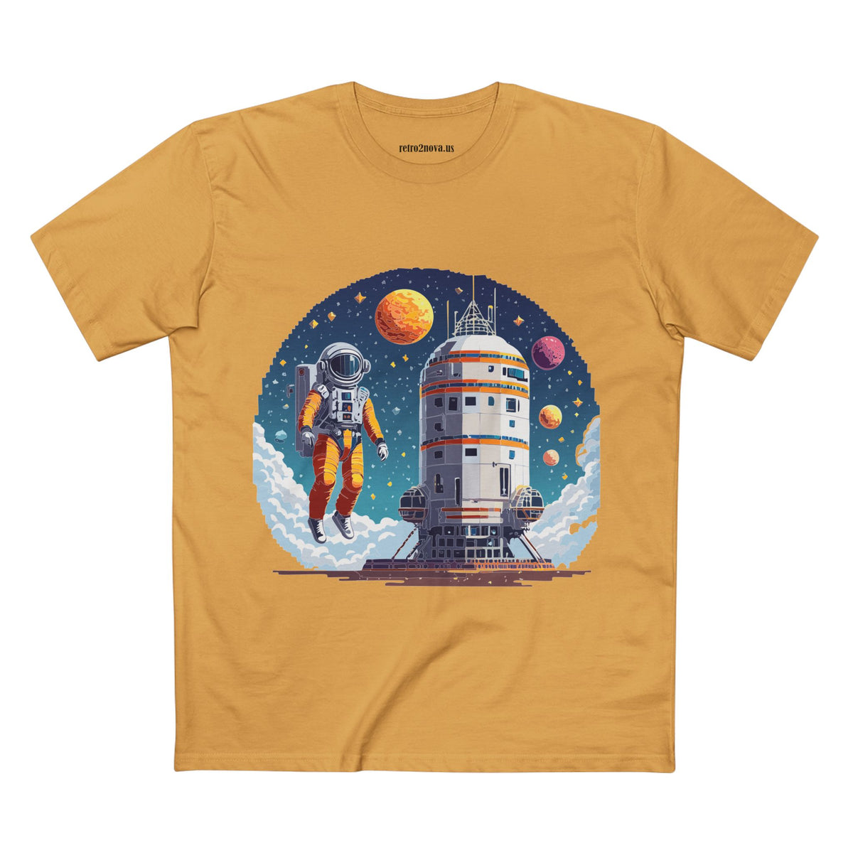 Cosmos Astronaut Graphic Tee Staple Unisex 100 Cotton Tee Shirt - CS-33