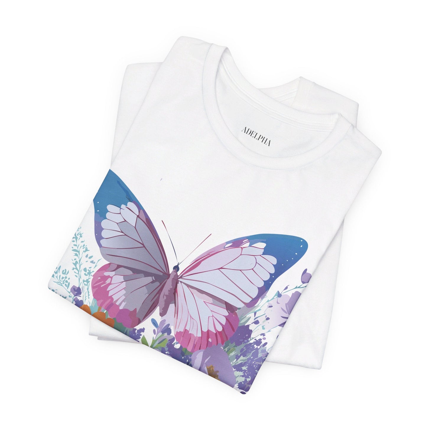 Unisex Butterfly Graphic Tee Adelpha Art Design Vintage Inspired Jersey Tee