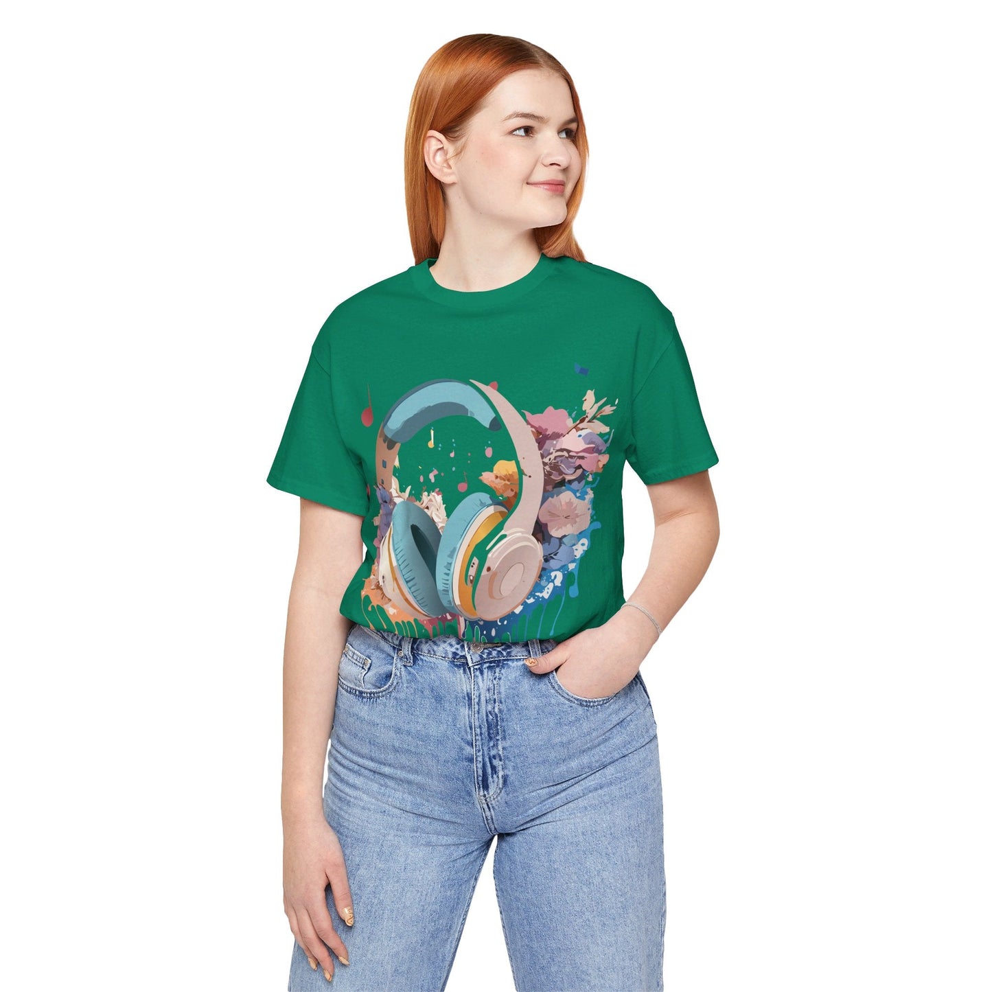 Music Graphic T Shirt Unisex Short Sleeve Tee Adelpha Vintage Inspired Art For Casual Everyday Wear