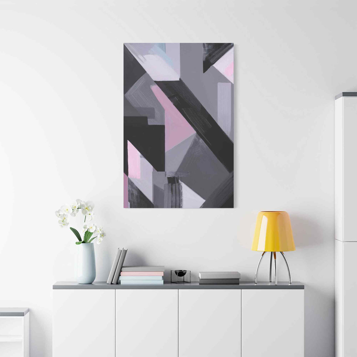 Abstract Geometric Painting Print Canvas 20x24,20x30,24x30 24x32,24x36,30x40 32x48,36x48,40x60 Pine-Wood Inner Frame ABS-45