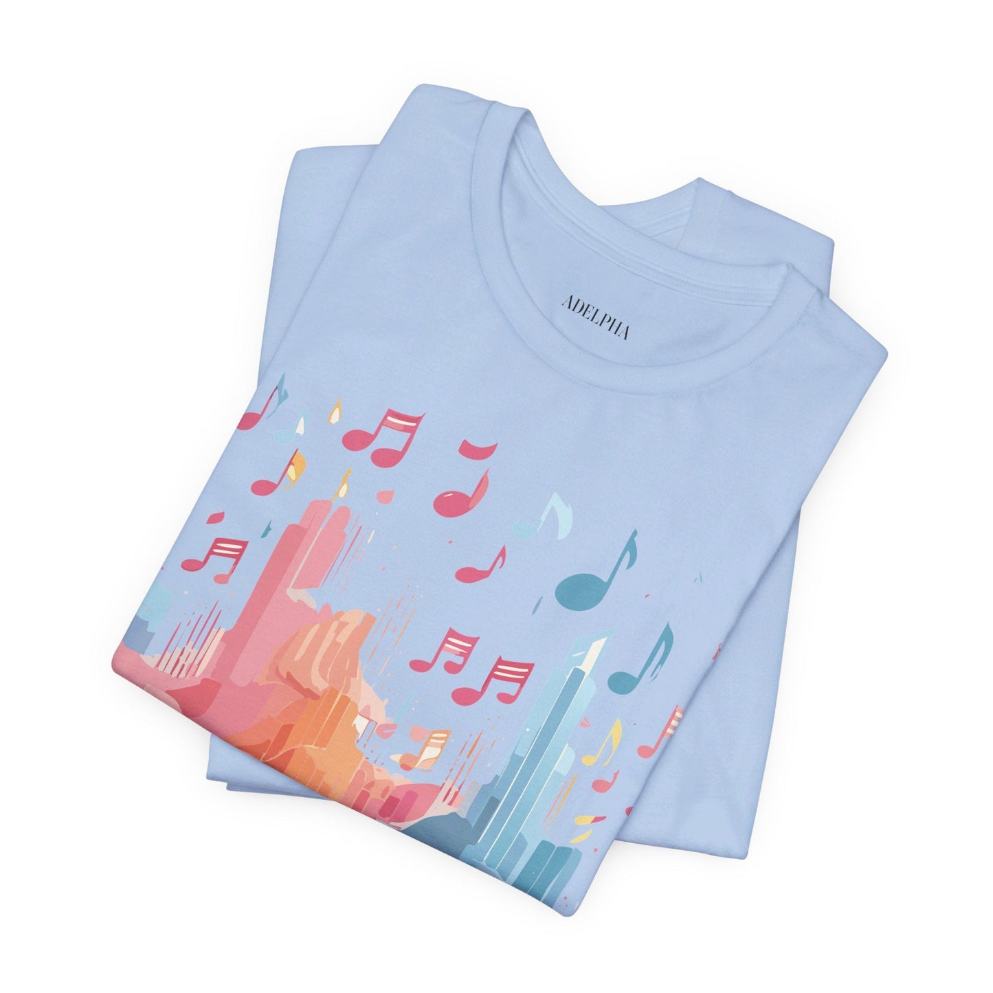 Music Graphic Tee Unisex Jersey Short Sleeve Art Design Adelpha Vintage Artwork Premium