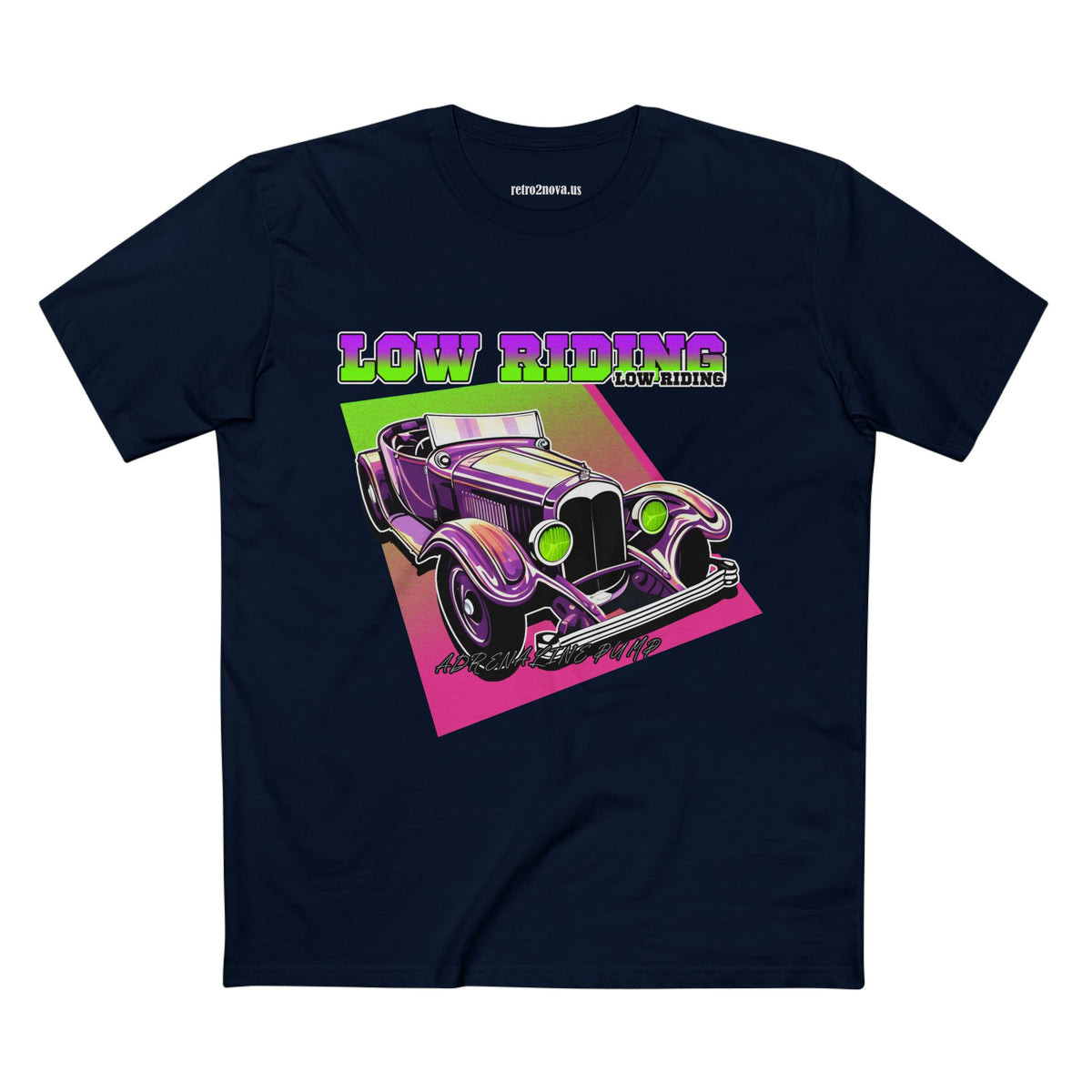 Retro Car Vintage Graphic Tee Staple Unisex 100 Cotton Tee Shirt - RC-9