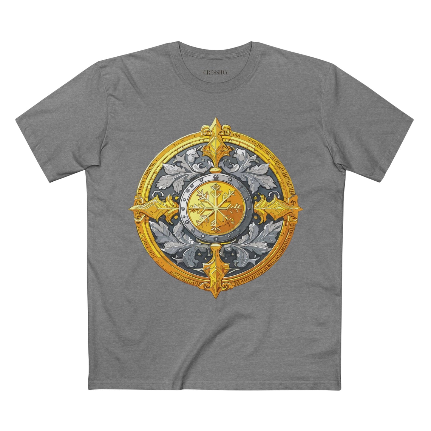 Antique Gold Coin Graphic Design T-Shirt Unisex 100 Cotton With Golden Print Artwork Tee 11