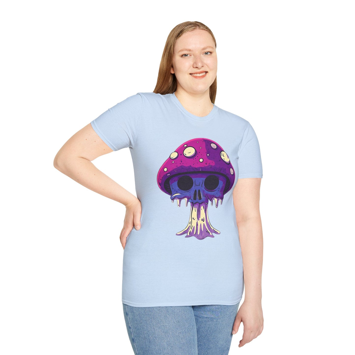 Mashroom Tee Shirt Unisex Funny Mashroom Graphic Softstyle Tee Gildan 64000 Quality Cotton
