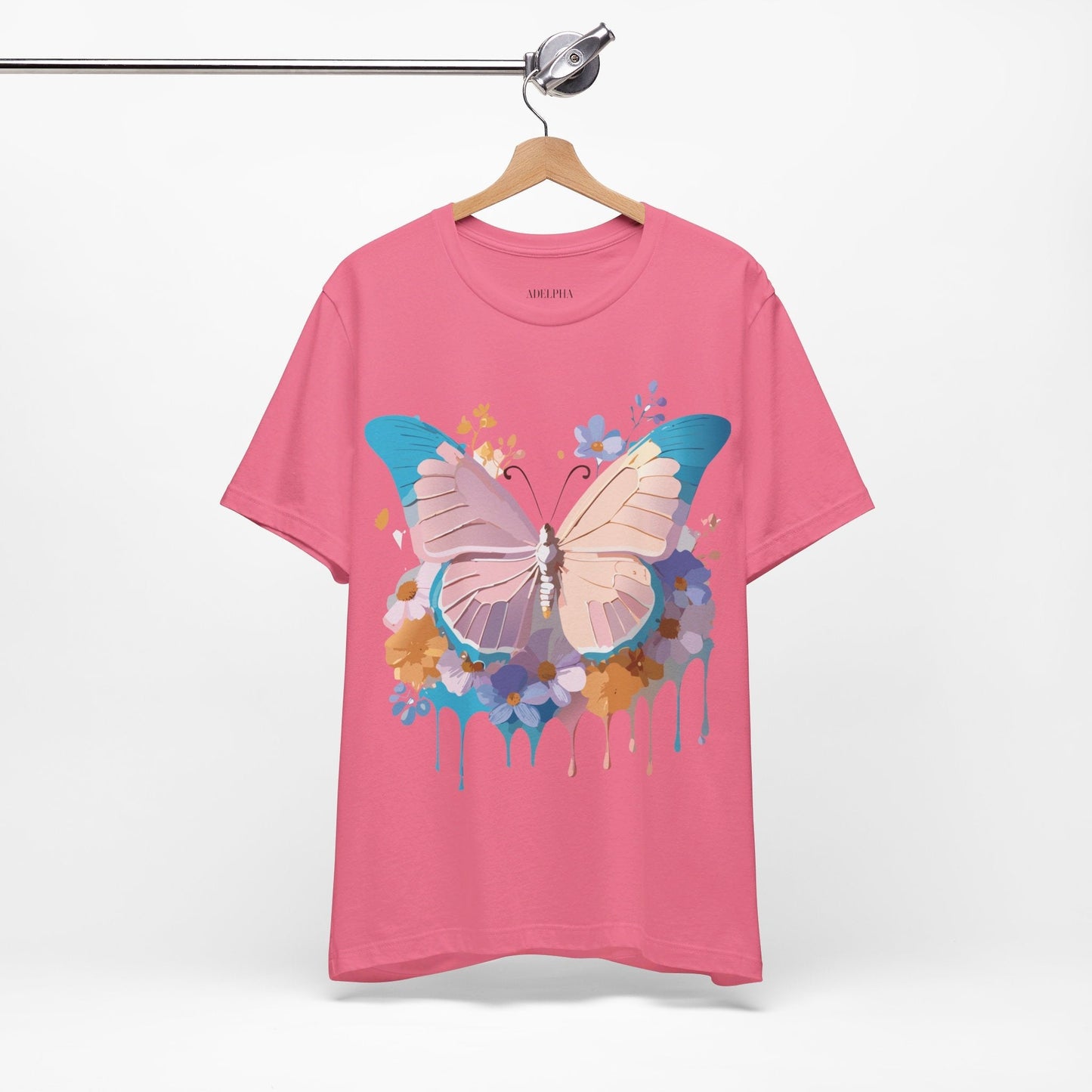 Butterfly Graphic Tee Vintage Inspired Adelpha Unisex Jersey Short Sleeve