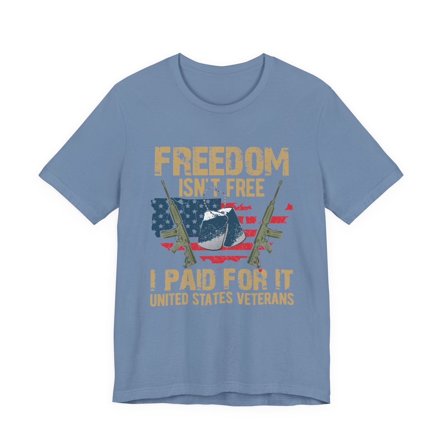 Army Veteran Patriotic Graphic Design Unisex Cotton T-Shirt v19