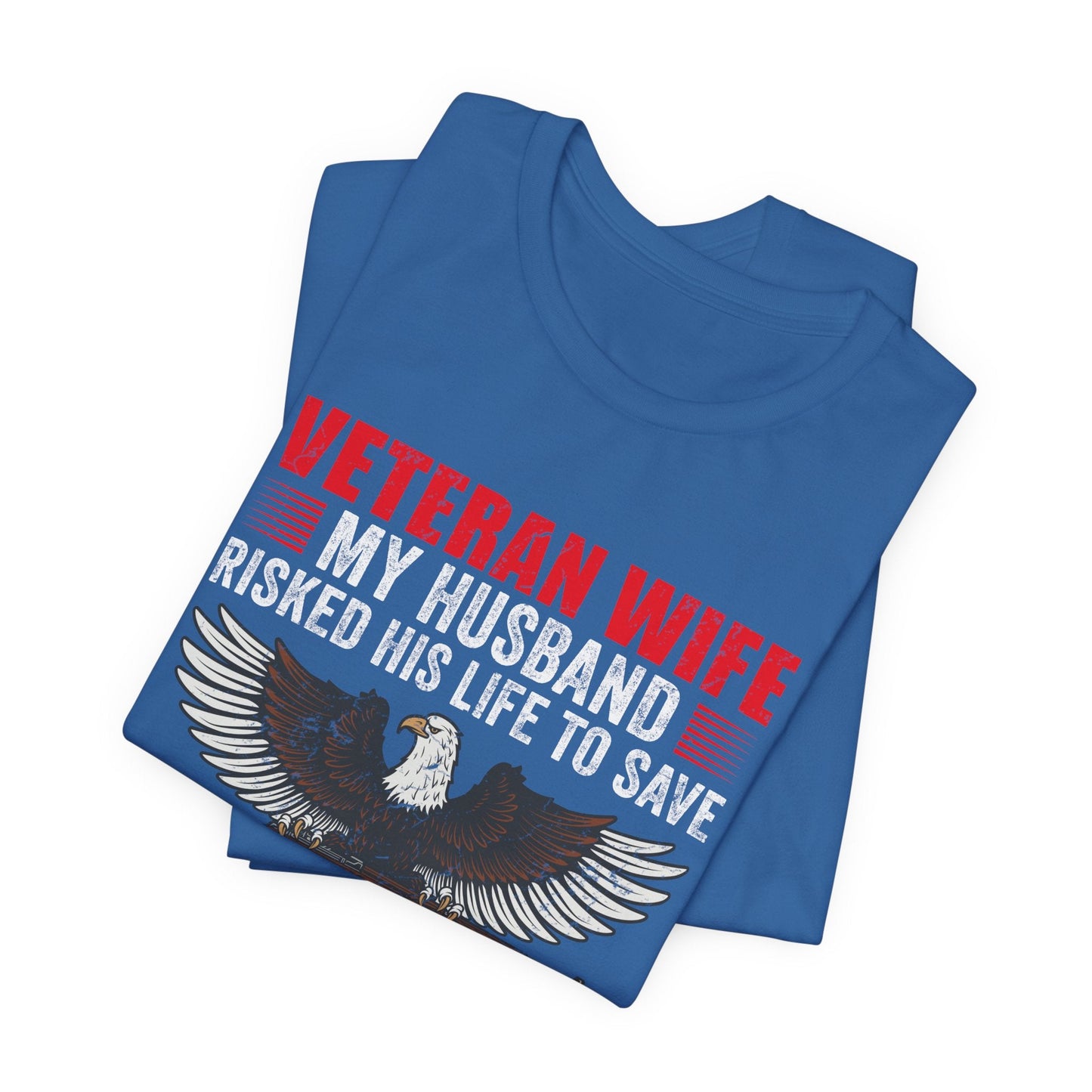 Army Veteran Patriotic Graphic Design Unisex Cotton T-Shirt v40