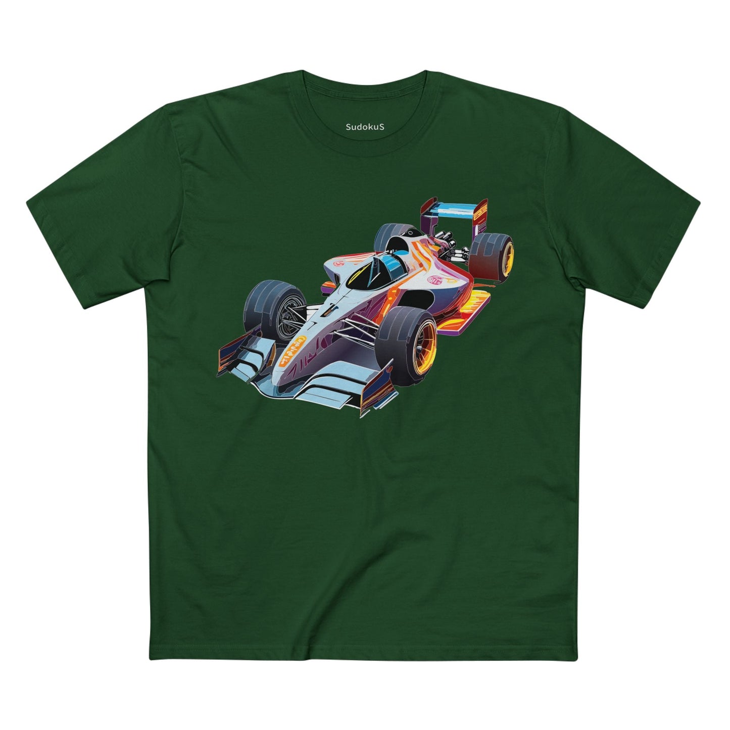 Car Graphic Unisex 100 Cotton Staple Tee 11