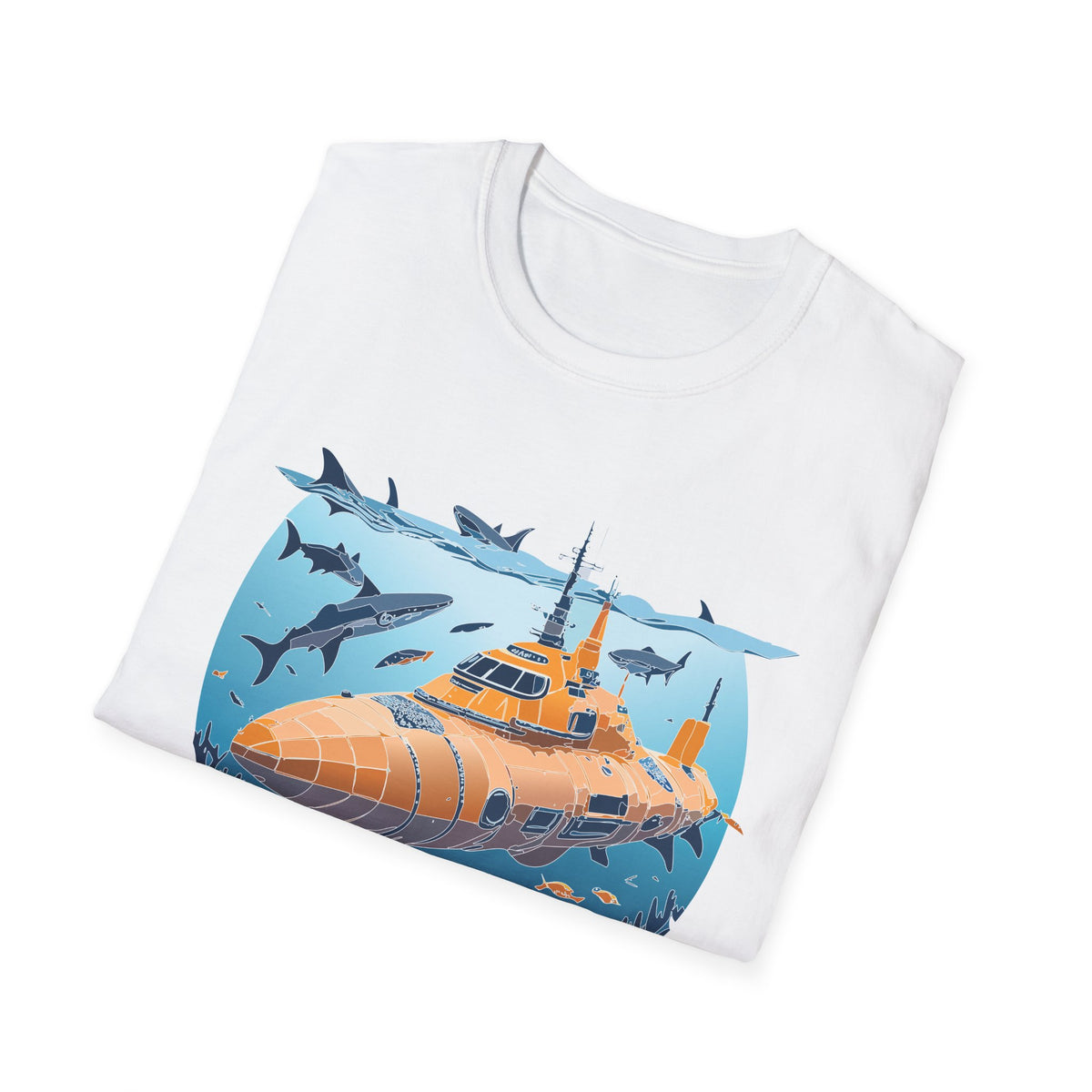 Ocean U boat Graphic Tee Gildan Unisex 100 Cotton Tee Shirt h38
