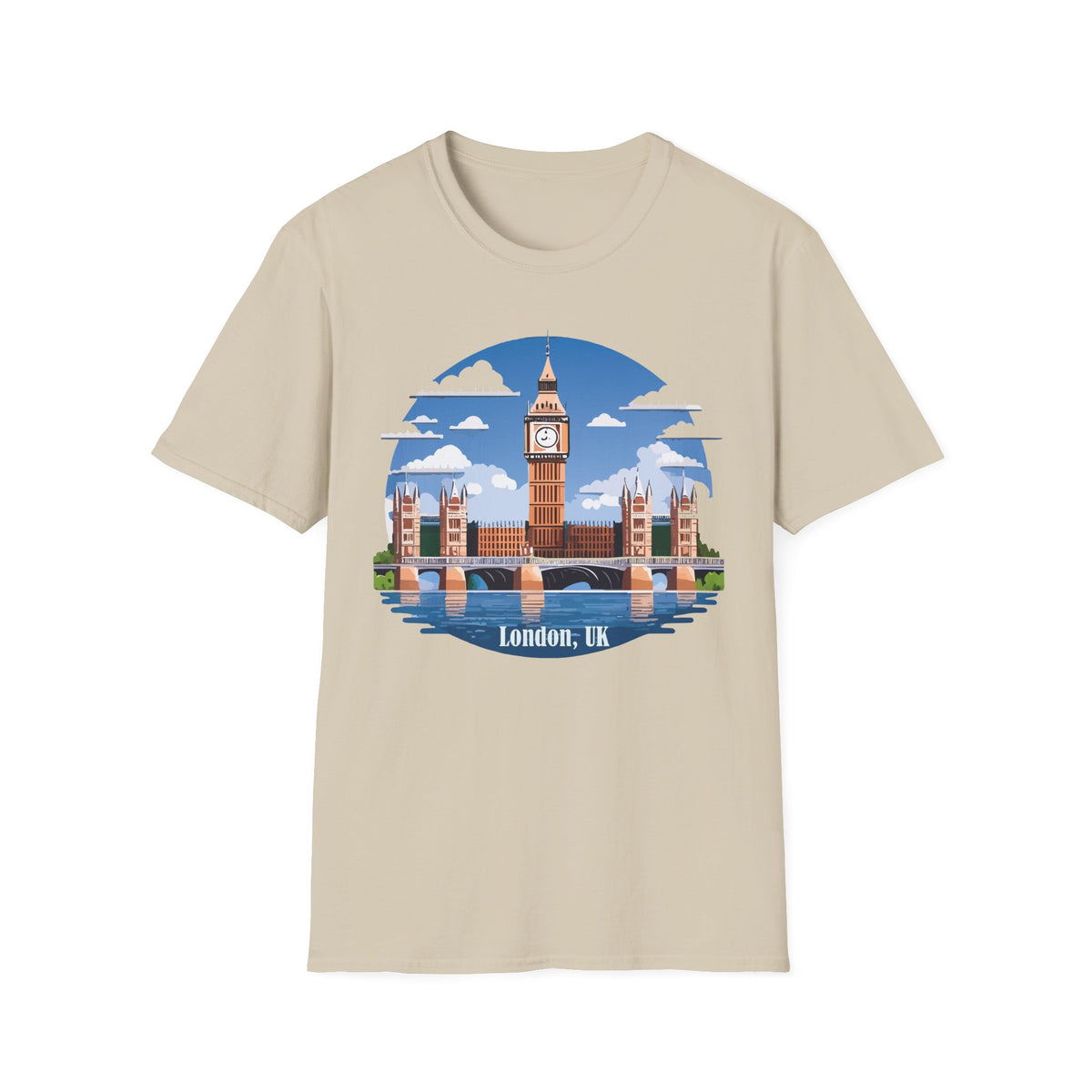 Big Ben London Skyline T-Shirt | London UK Landmark Tee