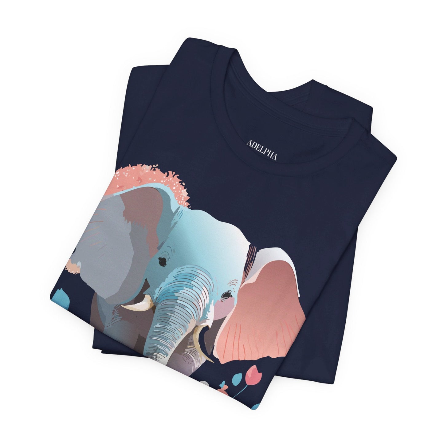 Elephant Graphic Unisex 100 Cotton Jersey Vintage Art Design Tee 22