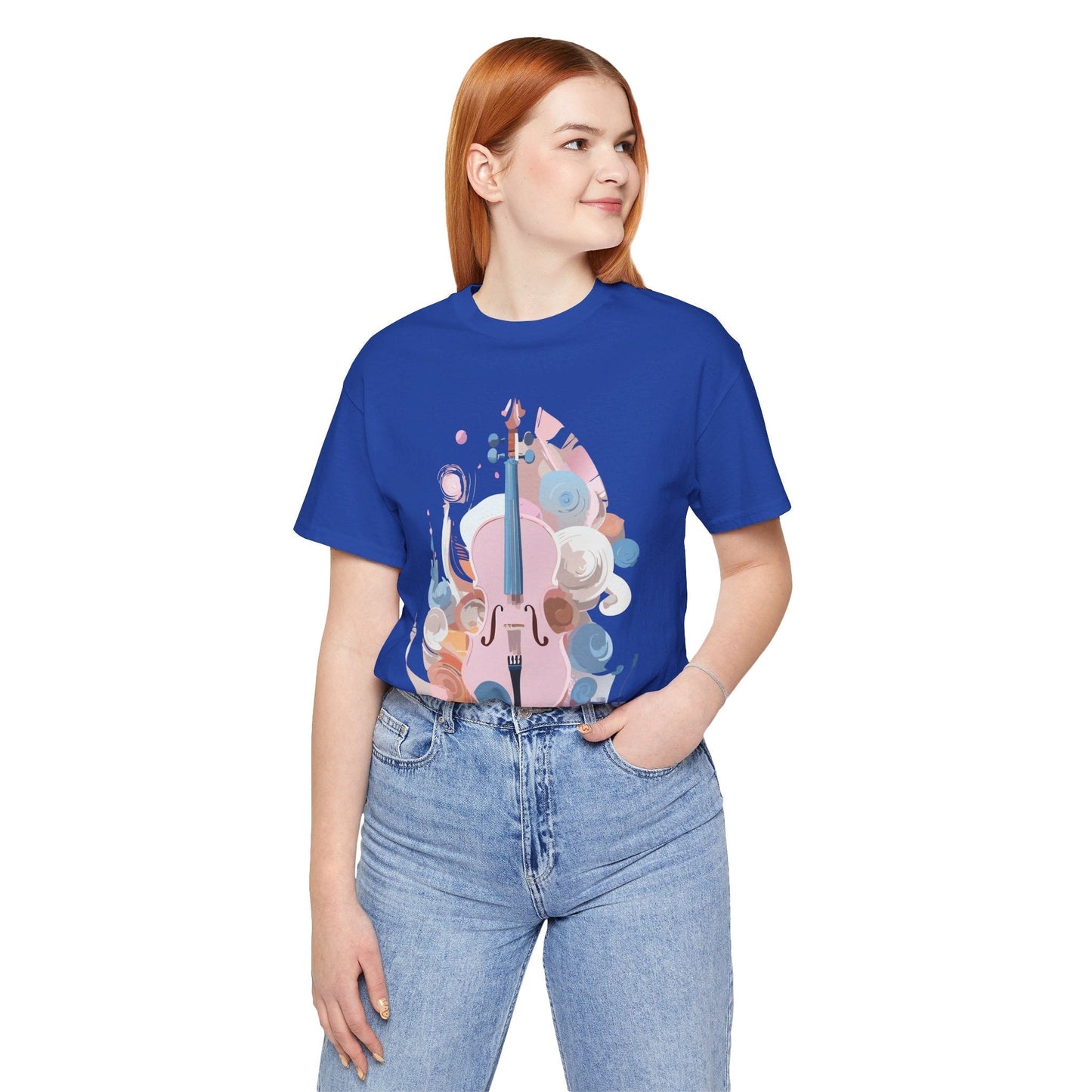 Music T Shirt Unisex Graphic Tee Vintage Inspired Artwork By Adelpha Short Sleeve