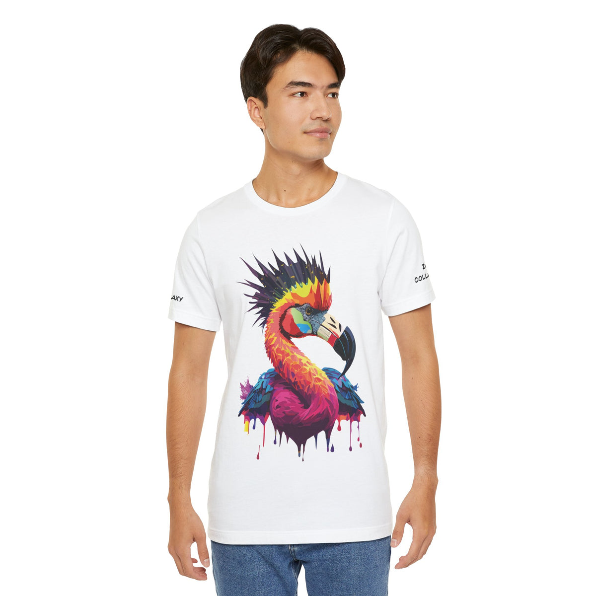 Animal Graphic Unisex Cotton Bella+Canvas Tee with Art Design b11