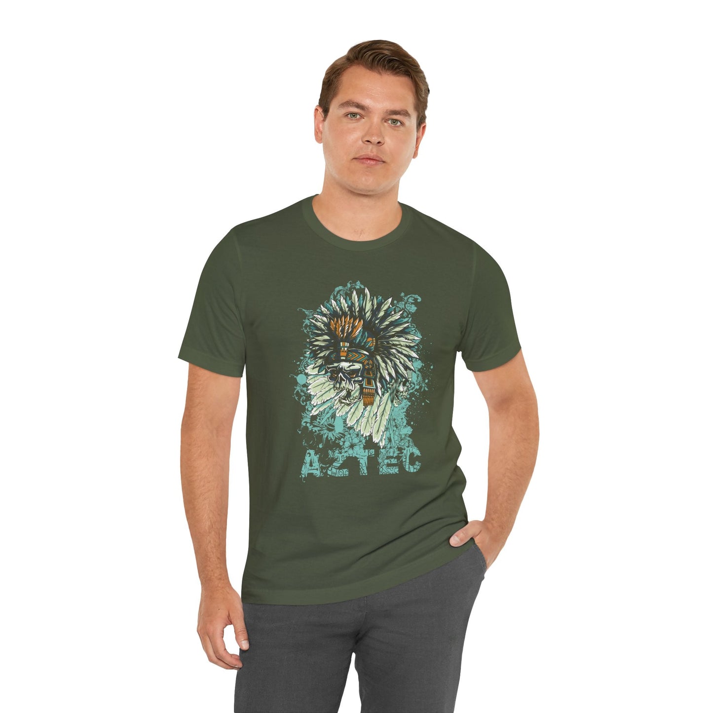 Skull Graphic Design Unisex Cotton Tee Shirt Art-14