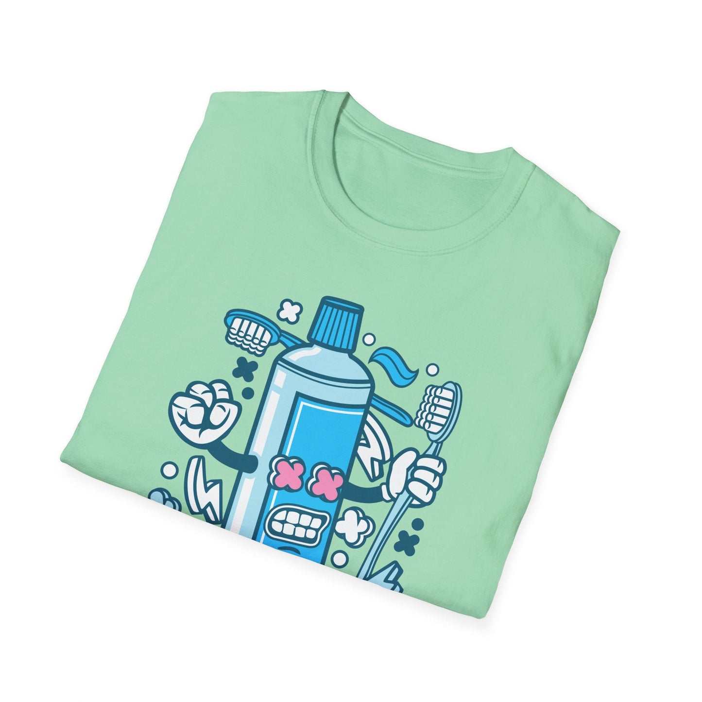 Cartoon Animation T Shirt Unisex Gildan Softstyle 64000 Tee With Fun Art Design Artwork